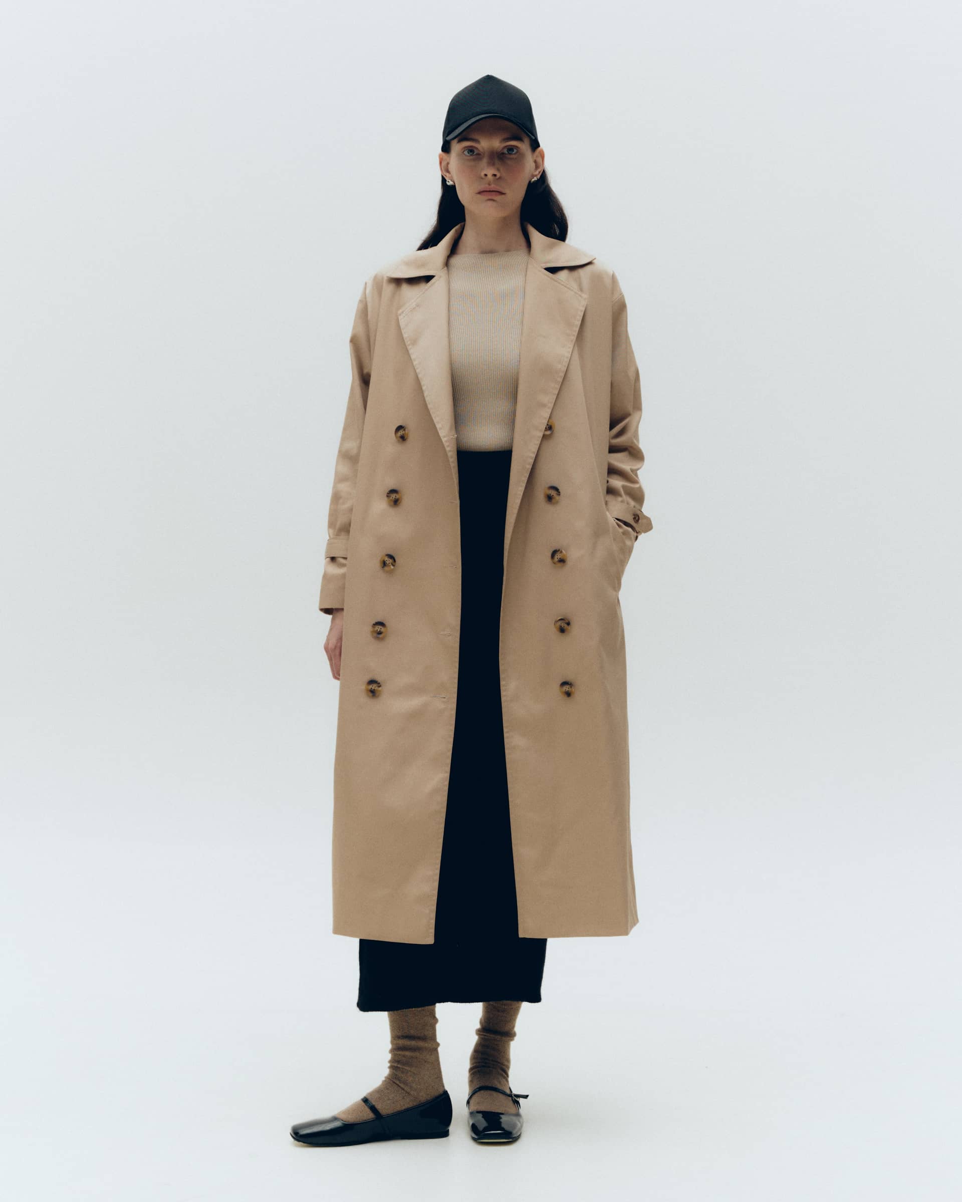 Charlie trench coat made by KNITEL