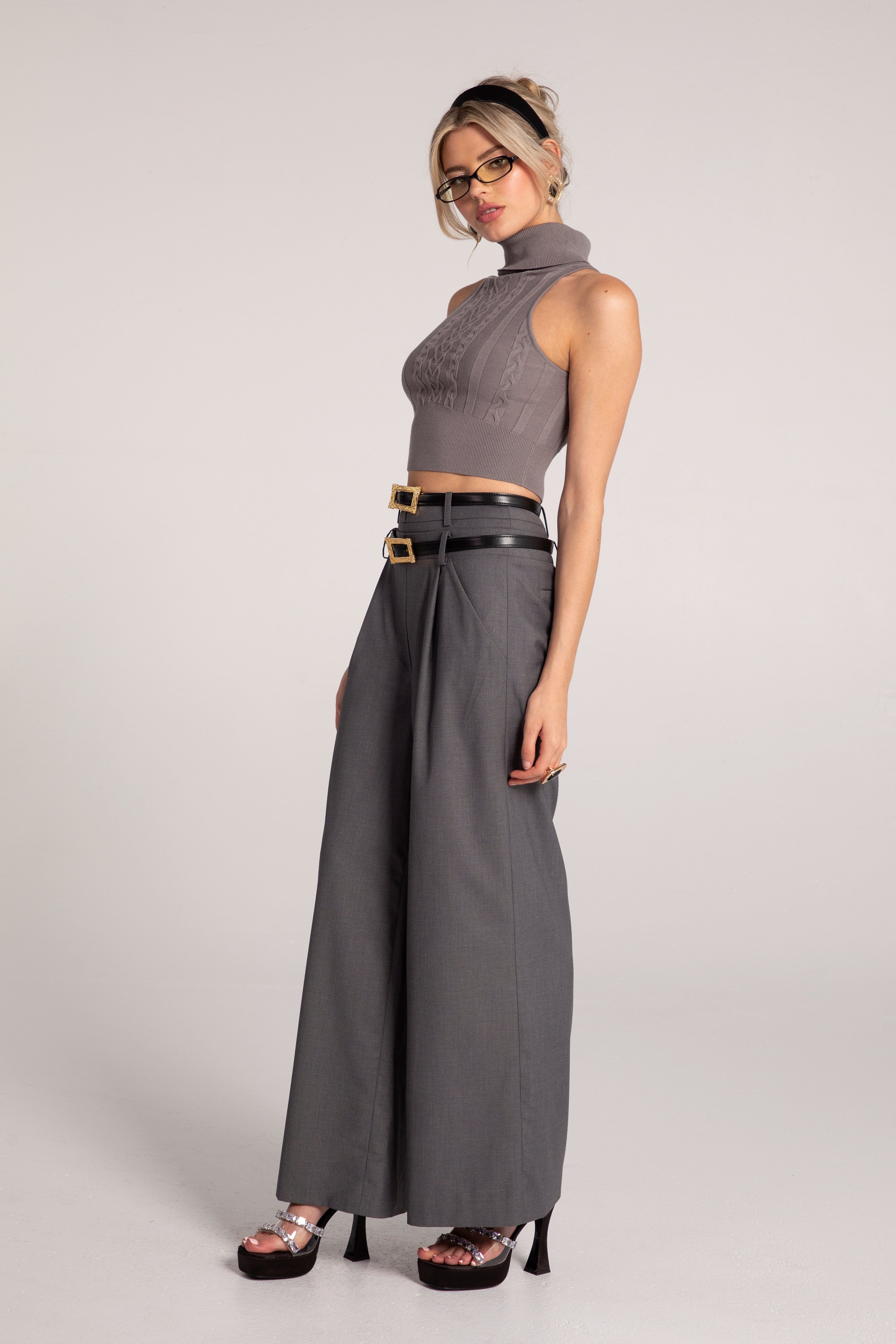 Anna Pants (Grey) made by Nana Jacqueline