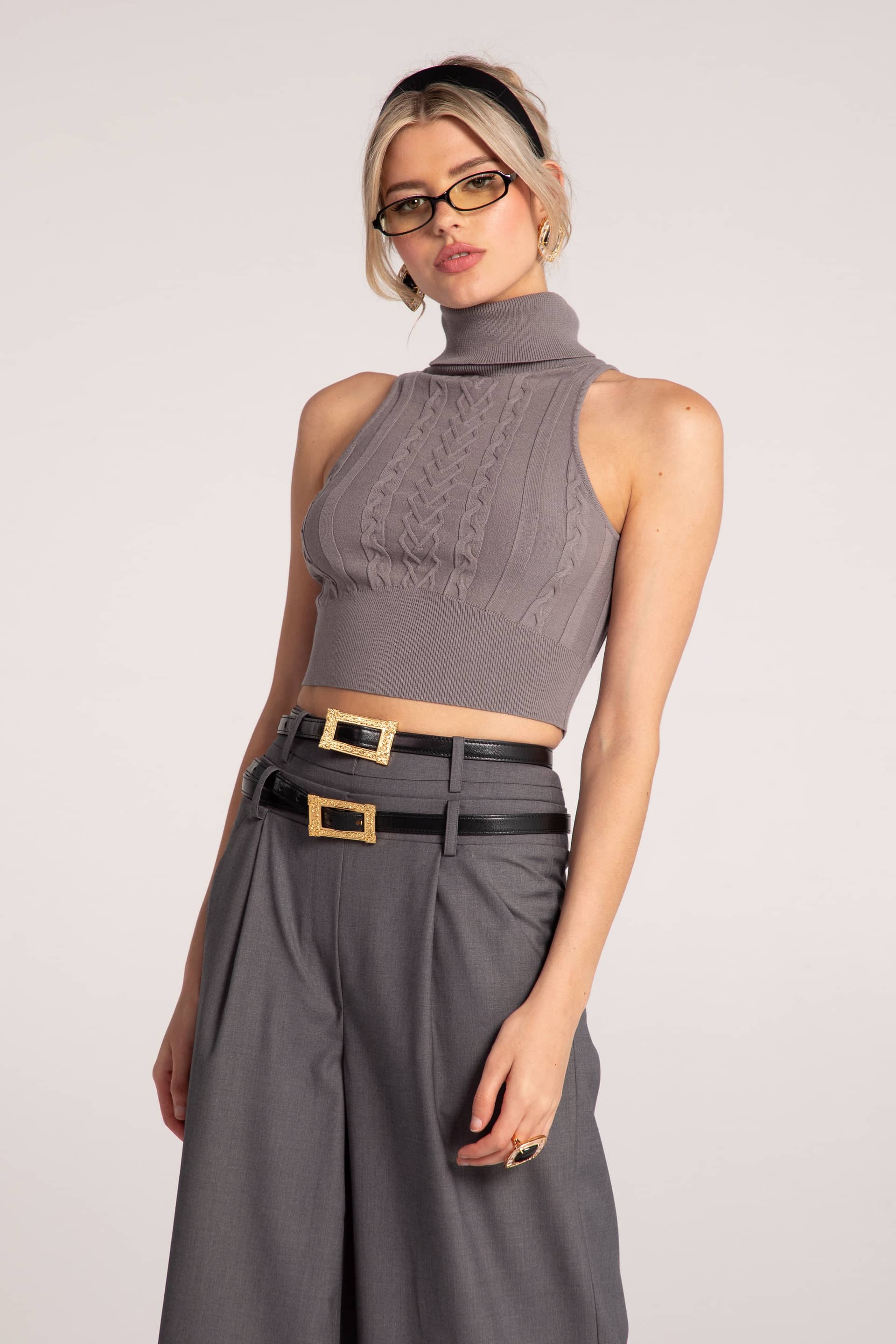 Anna Pants (Grey) made by Nana Jacqueline