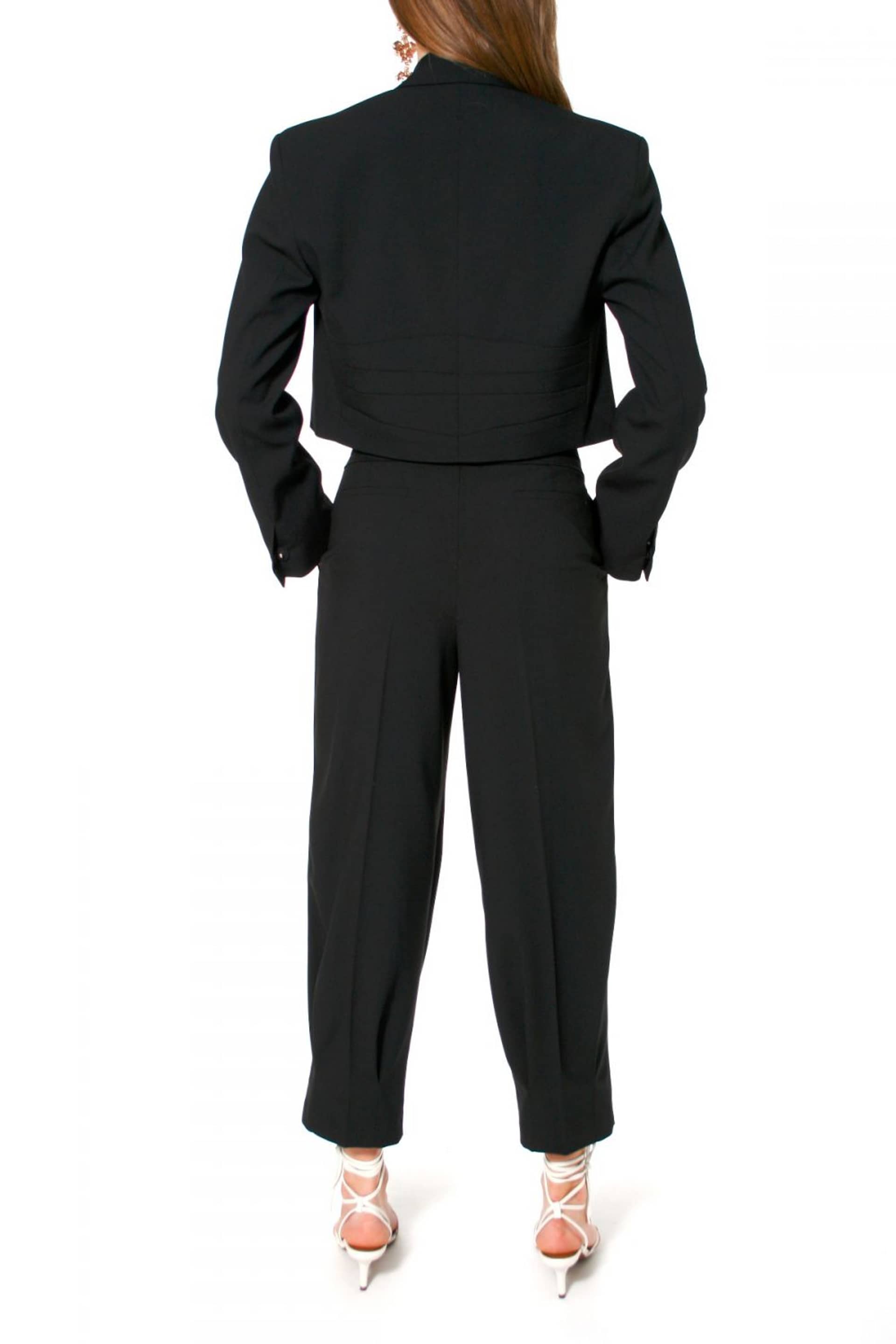 Blazer Giorgia Neutral Black made by HALEWSKI