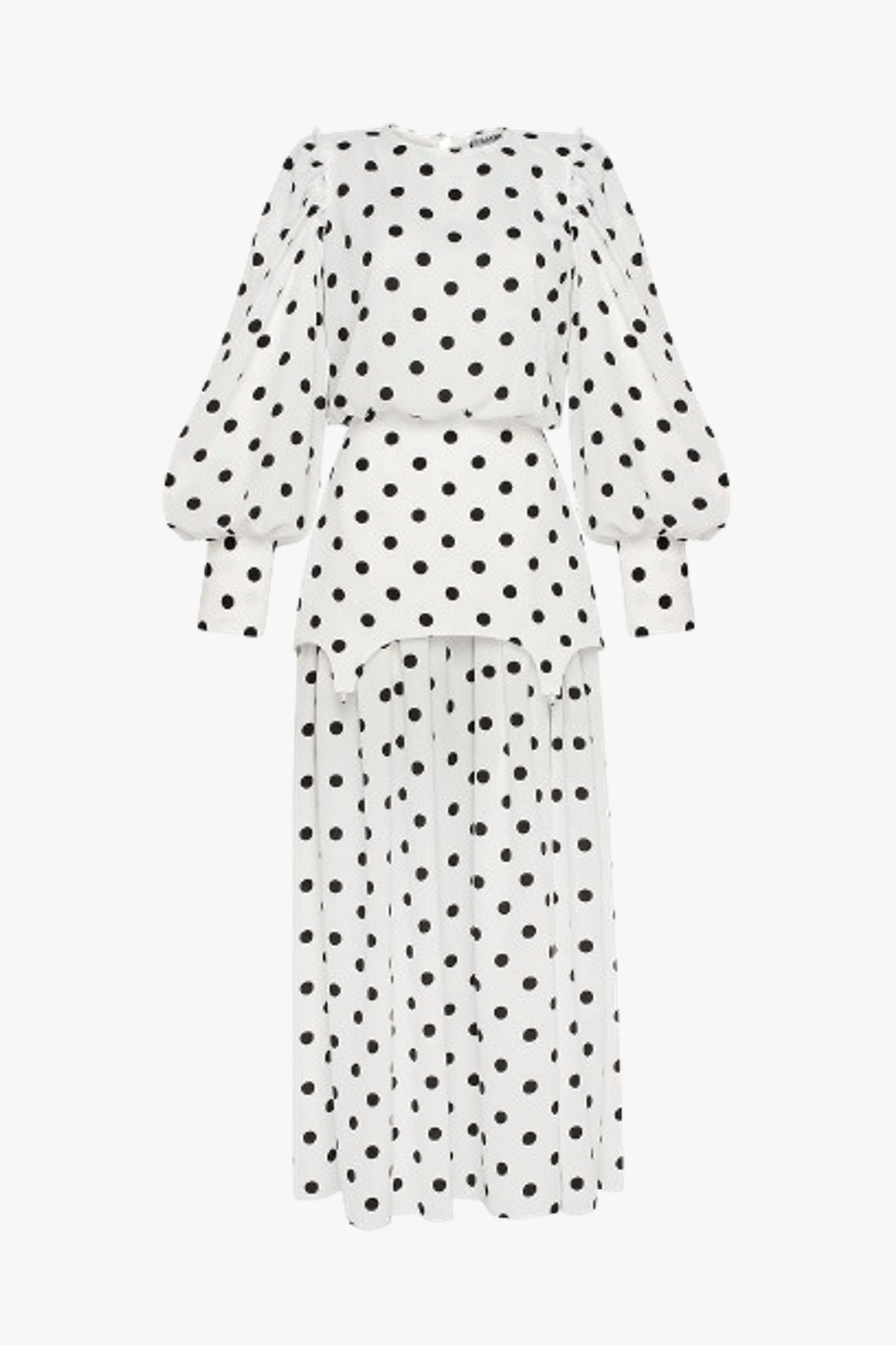 POLKA DOT DRESS Maxi made by Guranda