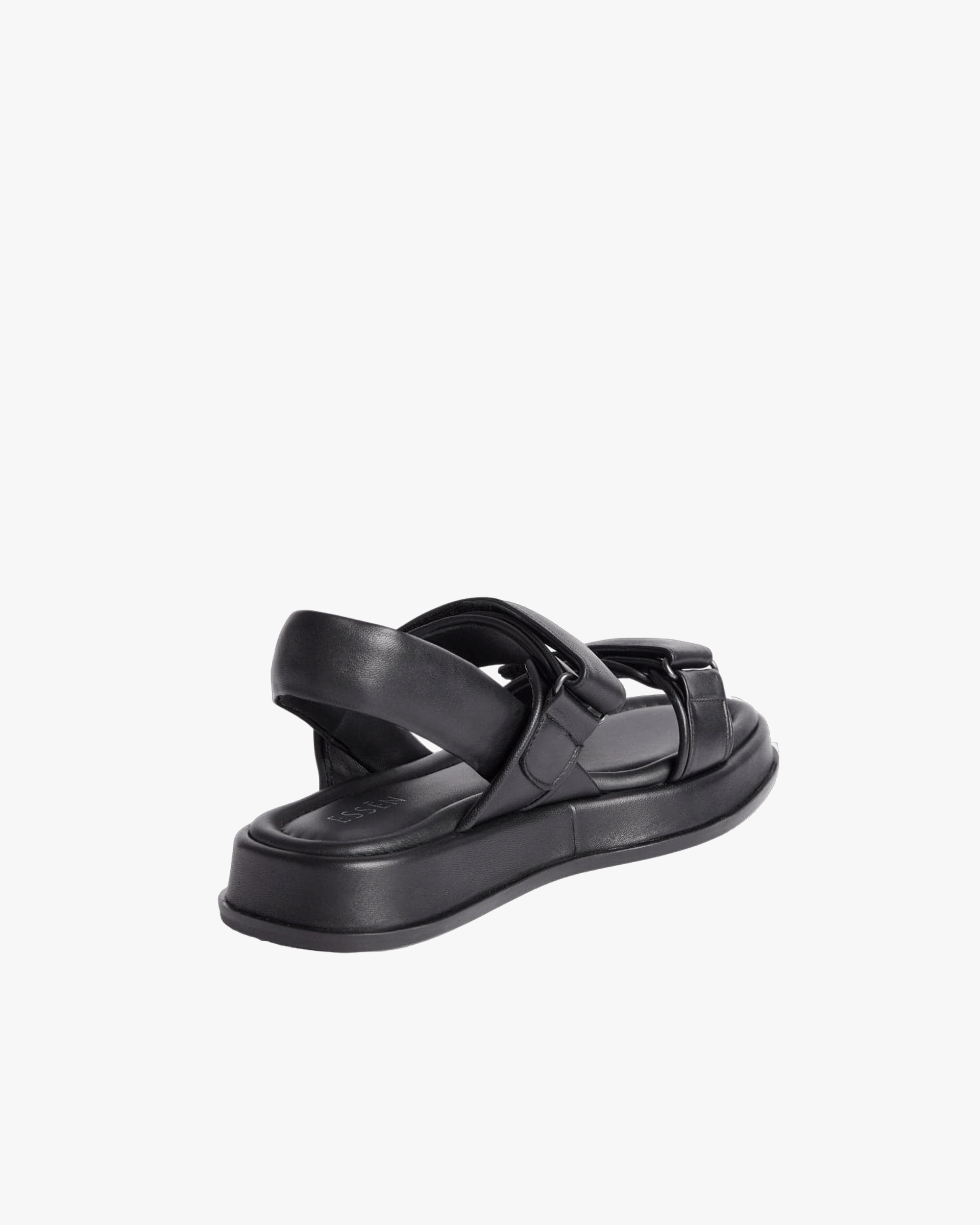 The Sporty Sandal - Black made by ESSEN