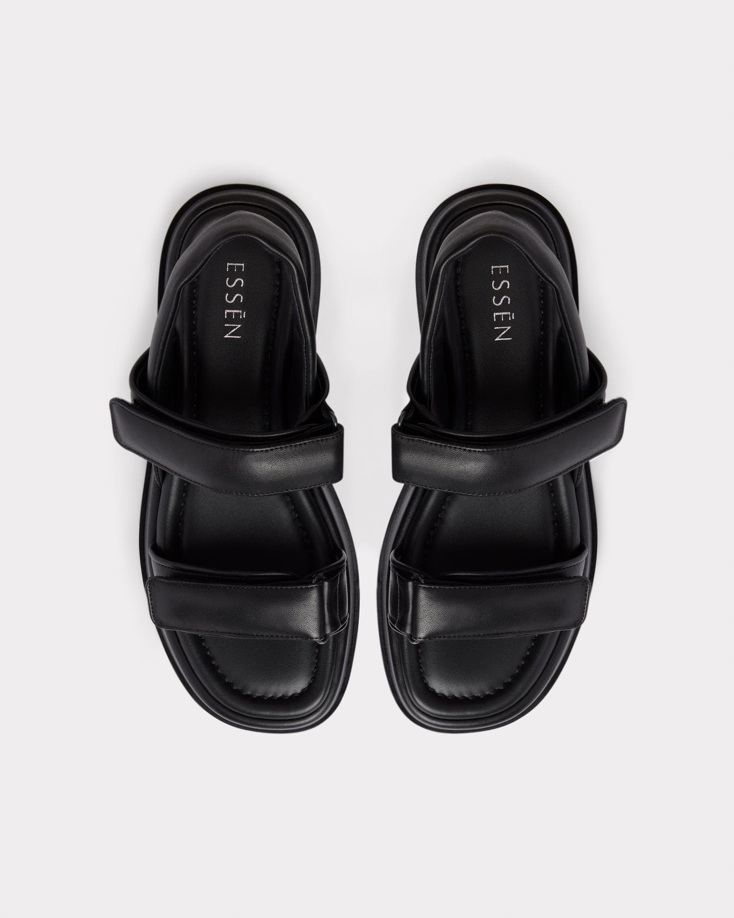 The Sporty Sandal - Black made by ESSEN