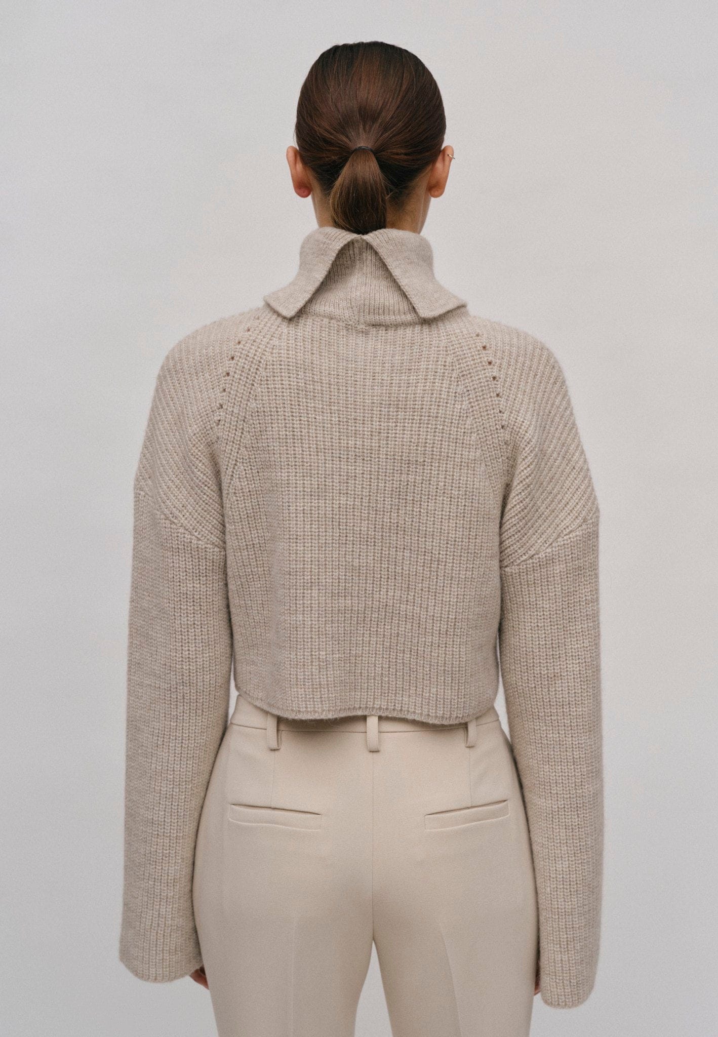 Aimee Knit Turtleneck - Ecru made by HERSKIND
