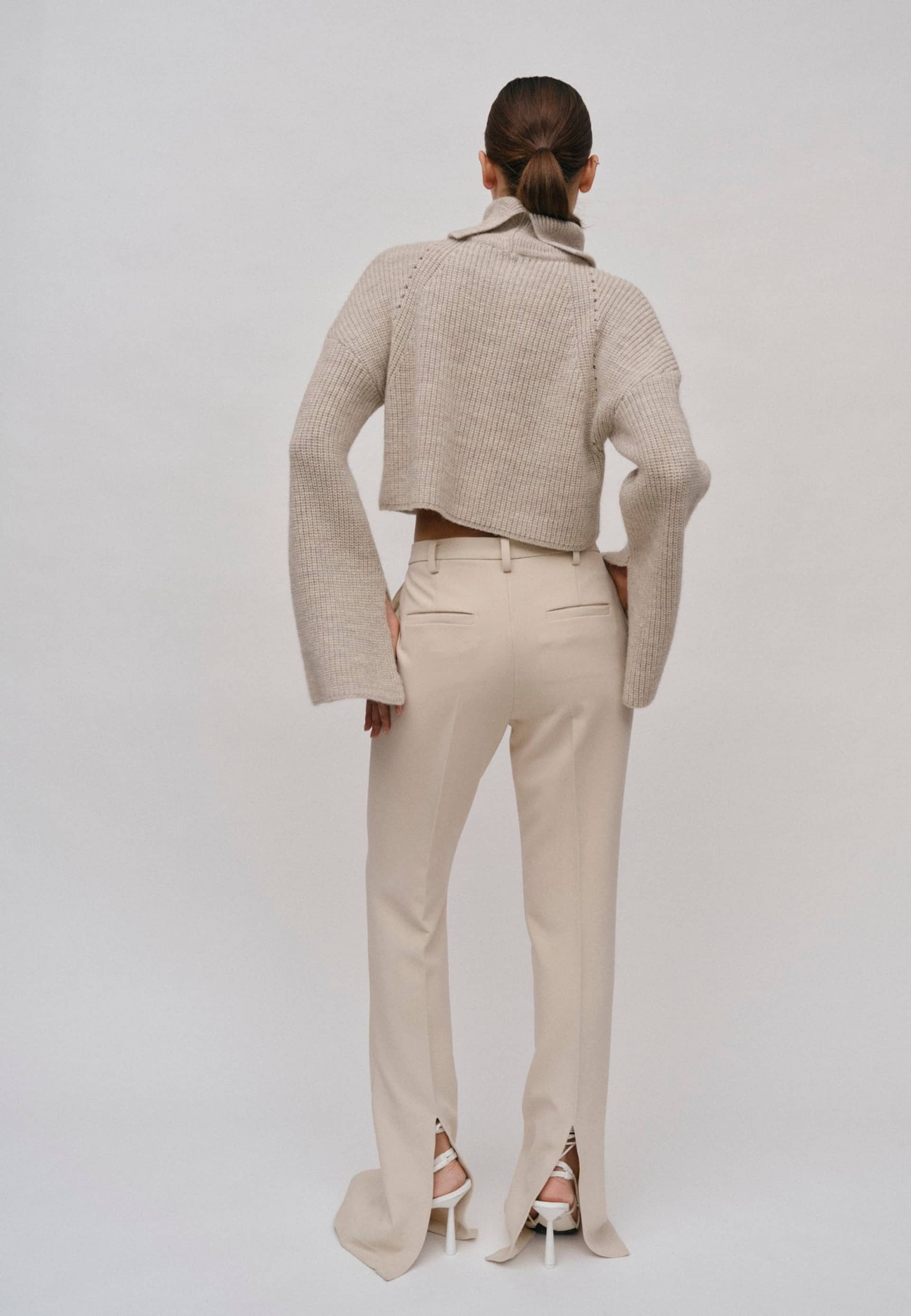 Aimee Knit Turtleneck - Ecru made by HERSKIND