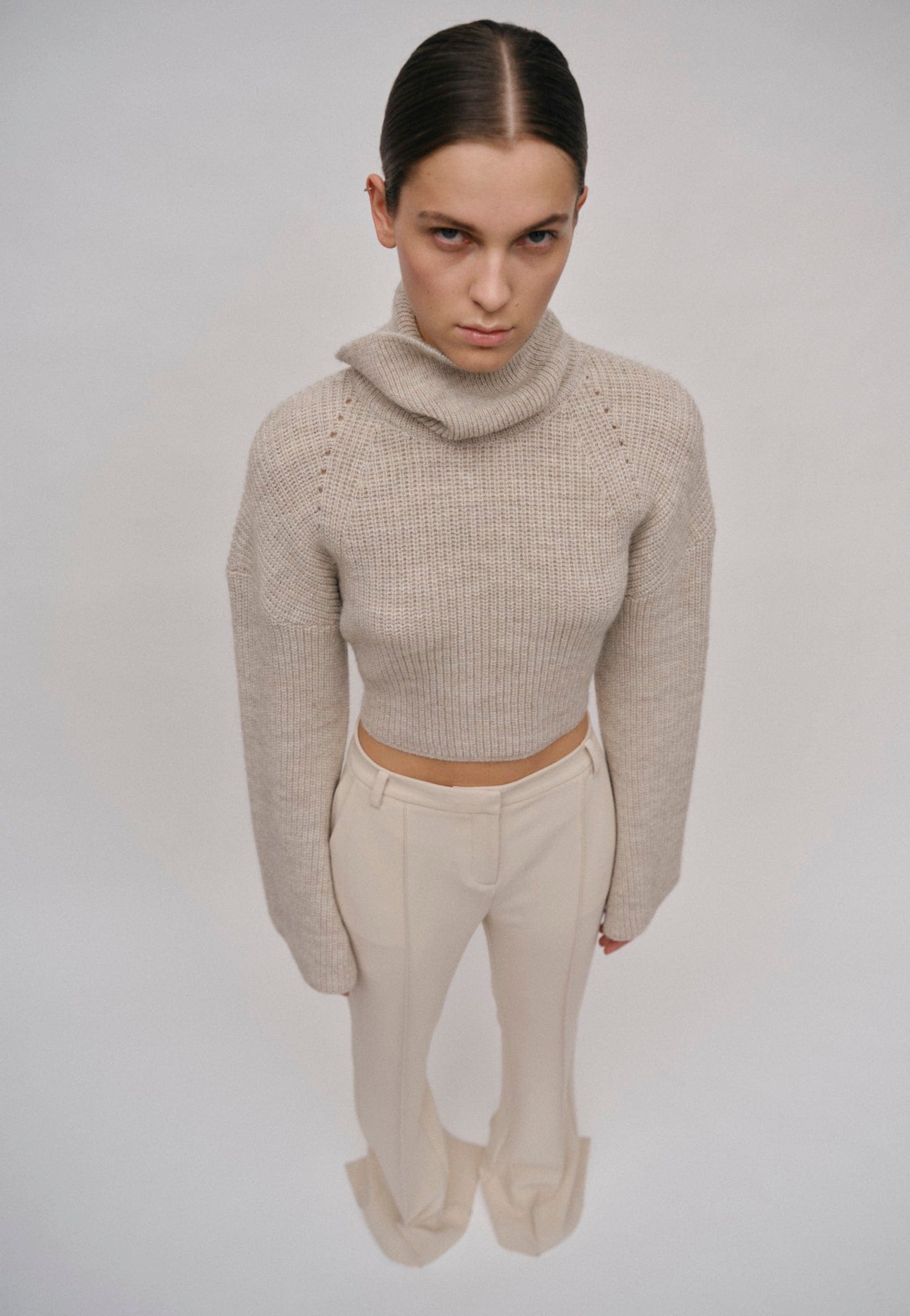 Aimee Knit Turtleneck - Ecru made by HERSKIND