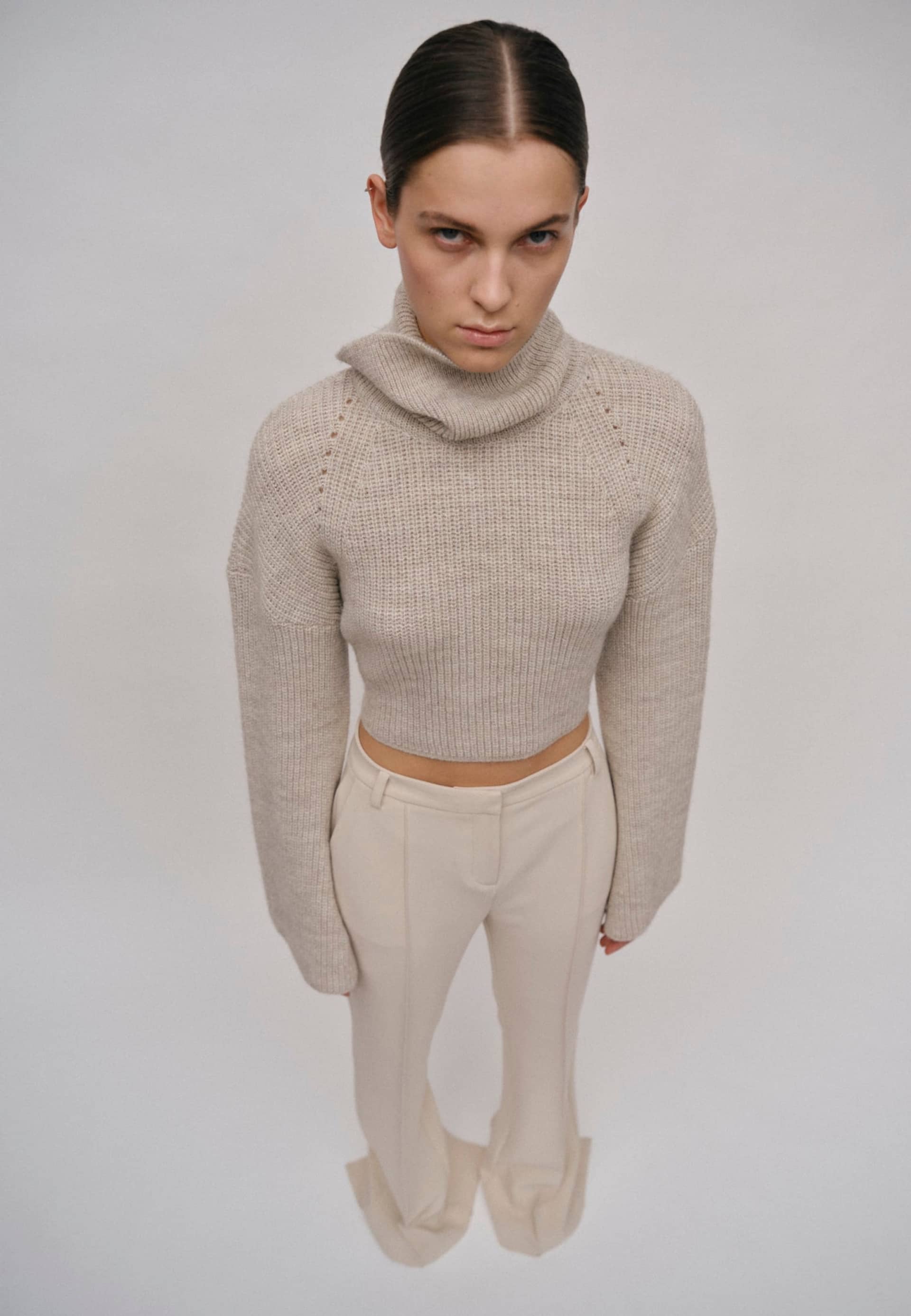 Aimee Knit Turtleneck - Ecru made by HERSKIND