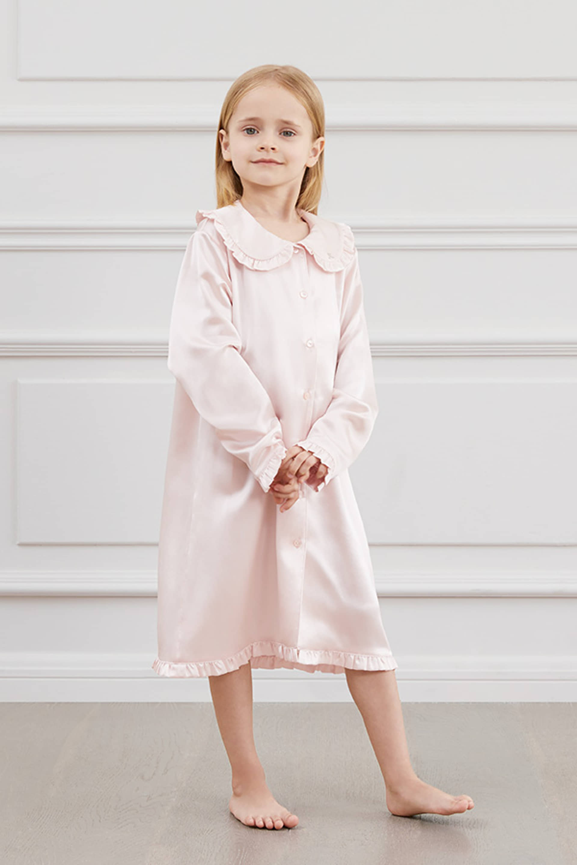 Cloud Silk Kid’s Nightgown made by MANITO