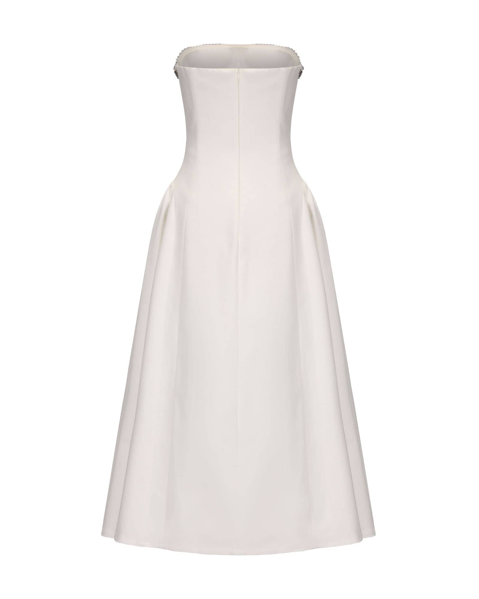 Nicolette Dress (White) made by Nana Jacqueline