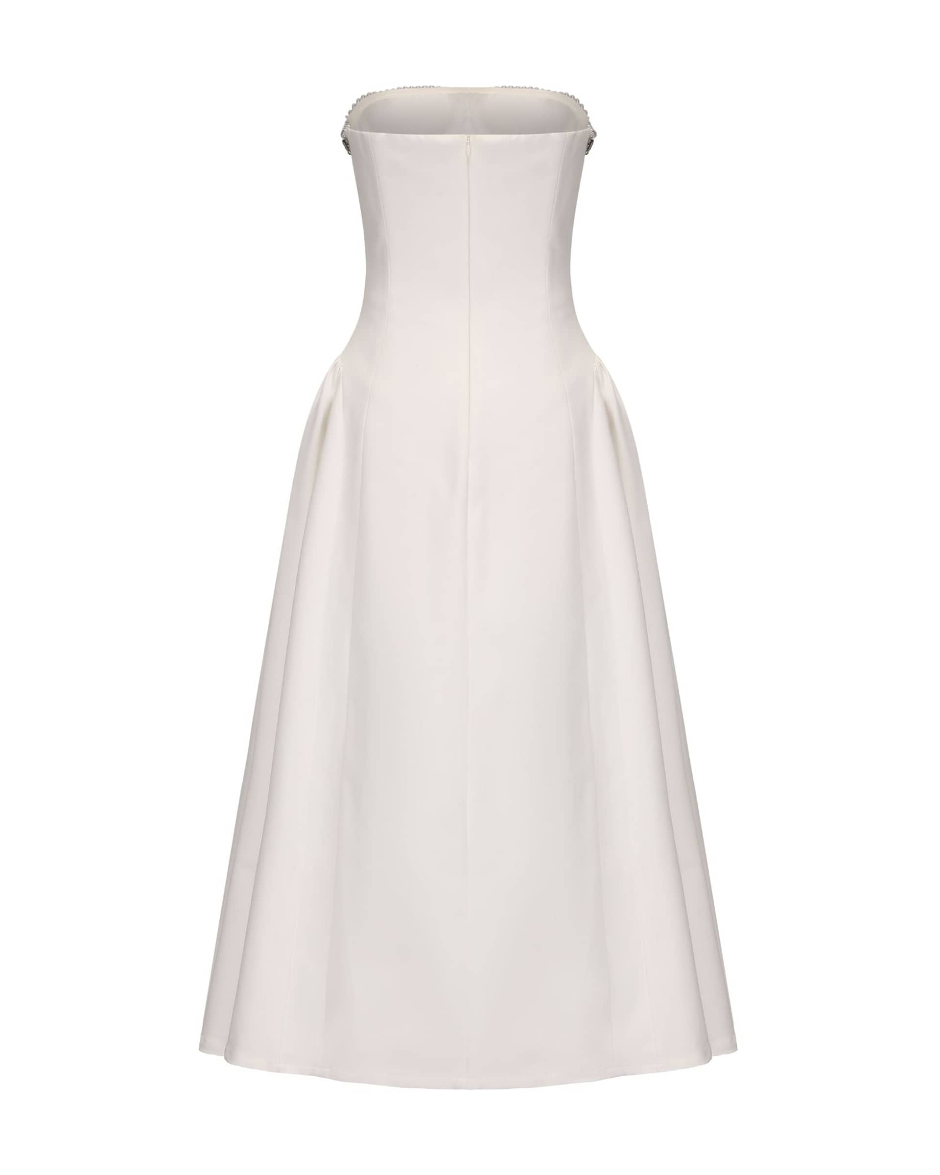 Nicolette Dress (White) made by Nana Jacqueline