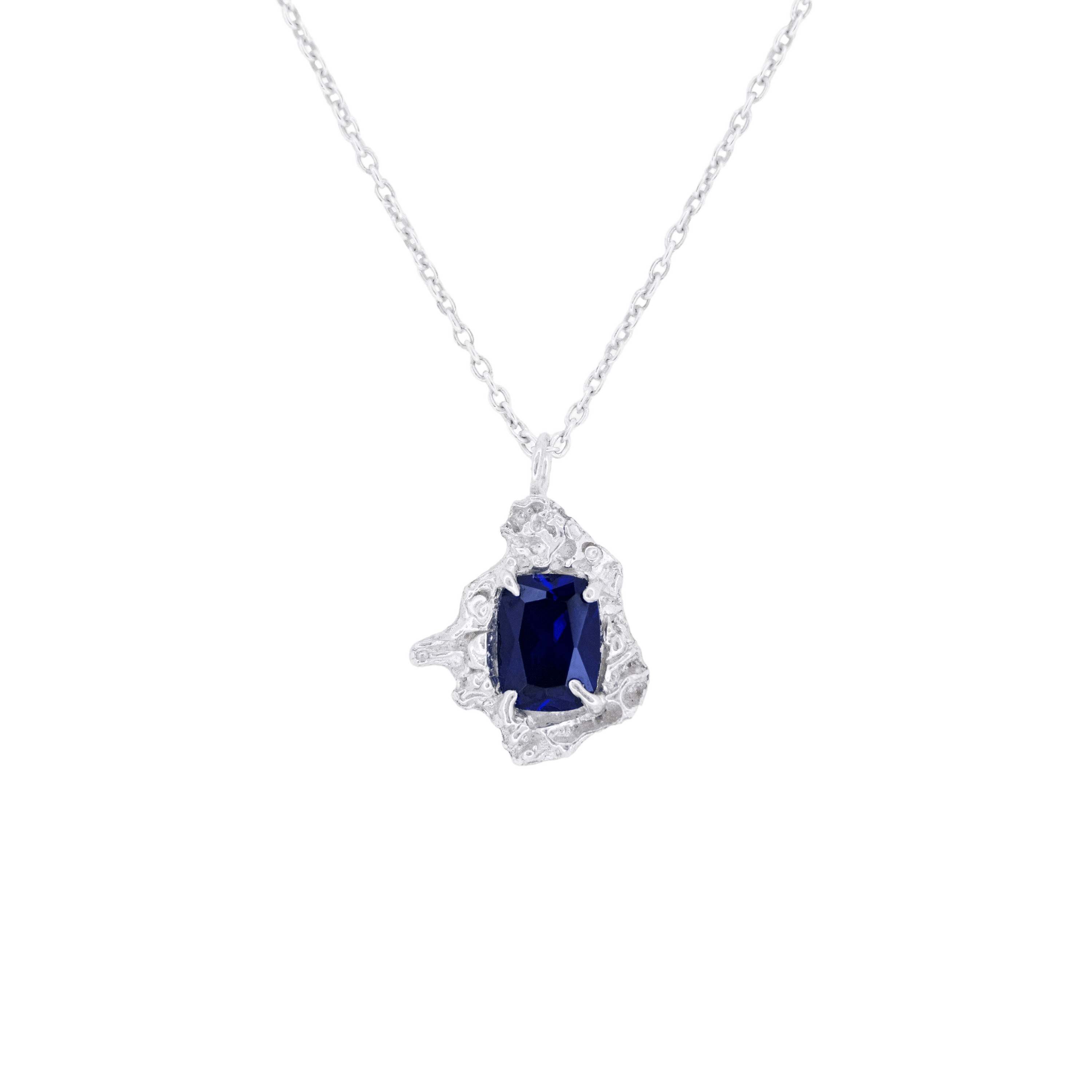 Leana Sapphire Argenti Necklace made by Loveness Lee