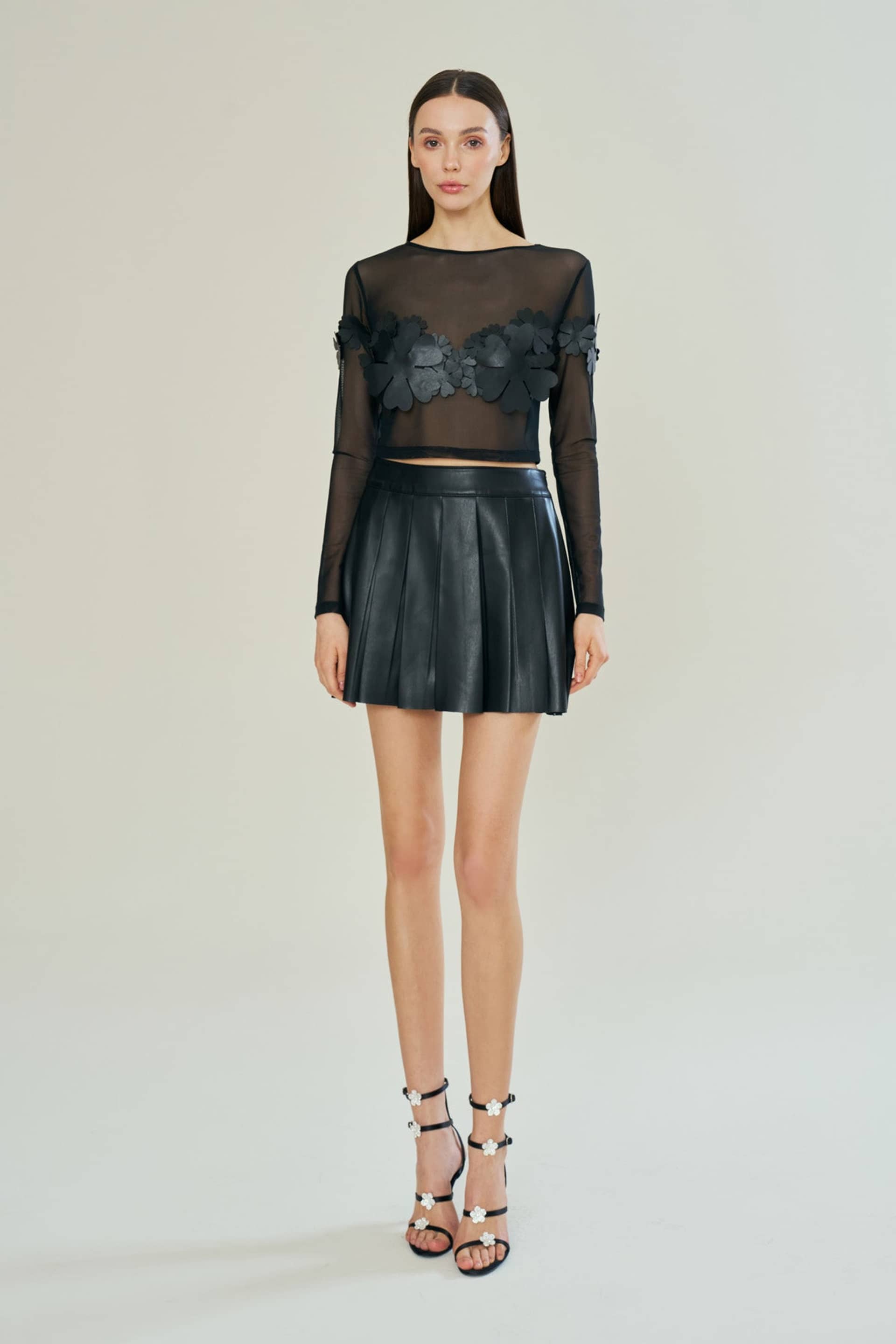 Midnight Bloom Top made by Declara