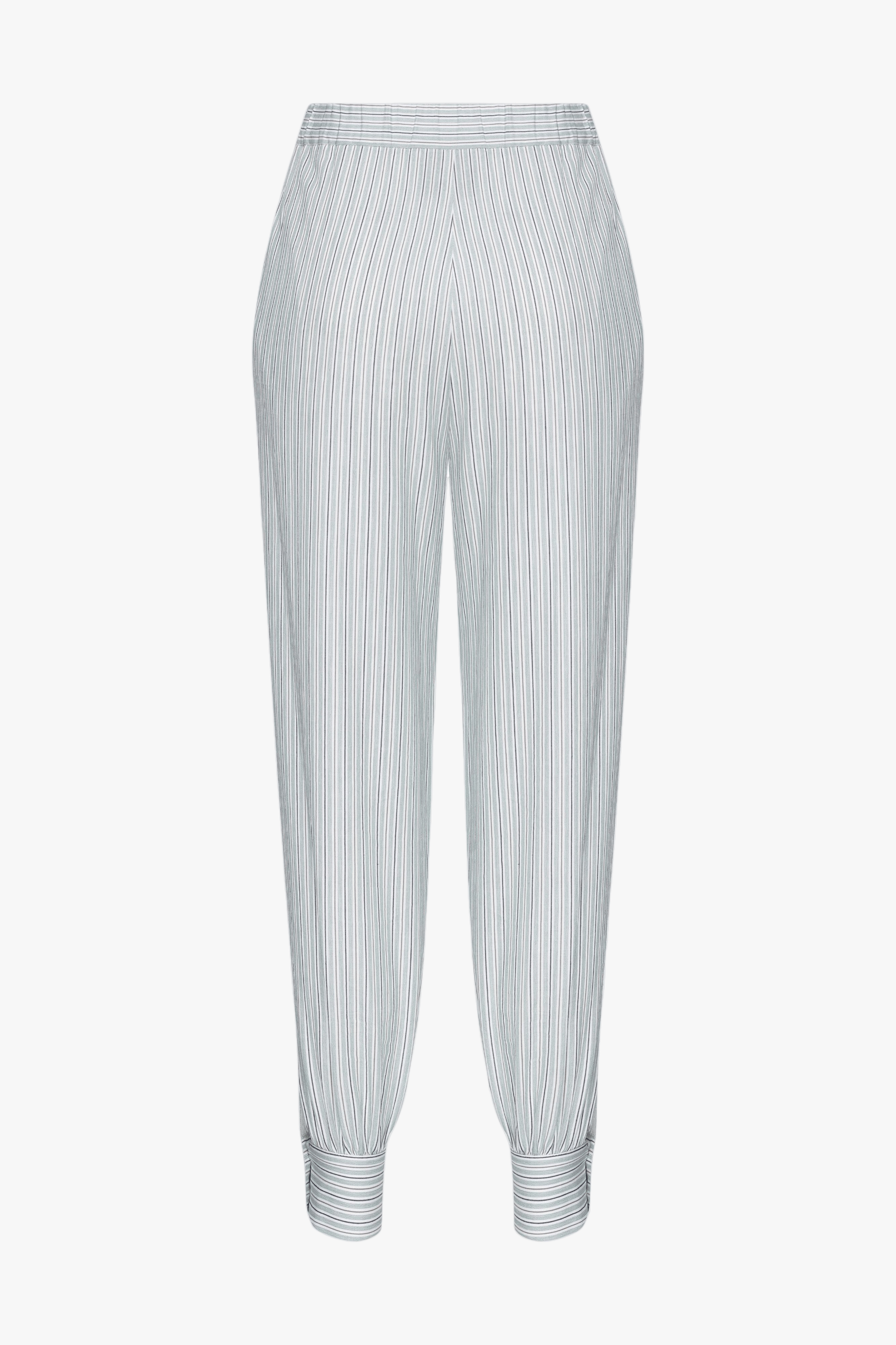 Maith Buttoned Cuffs Cotton Trousers made by Nazli Ceren