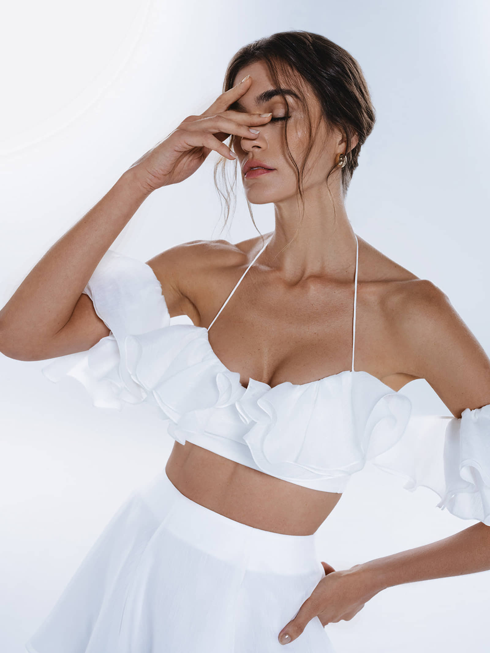 Magnolia Crop Top made by YVON