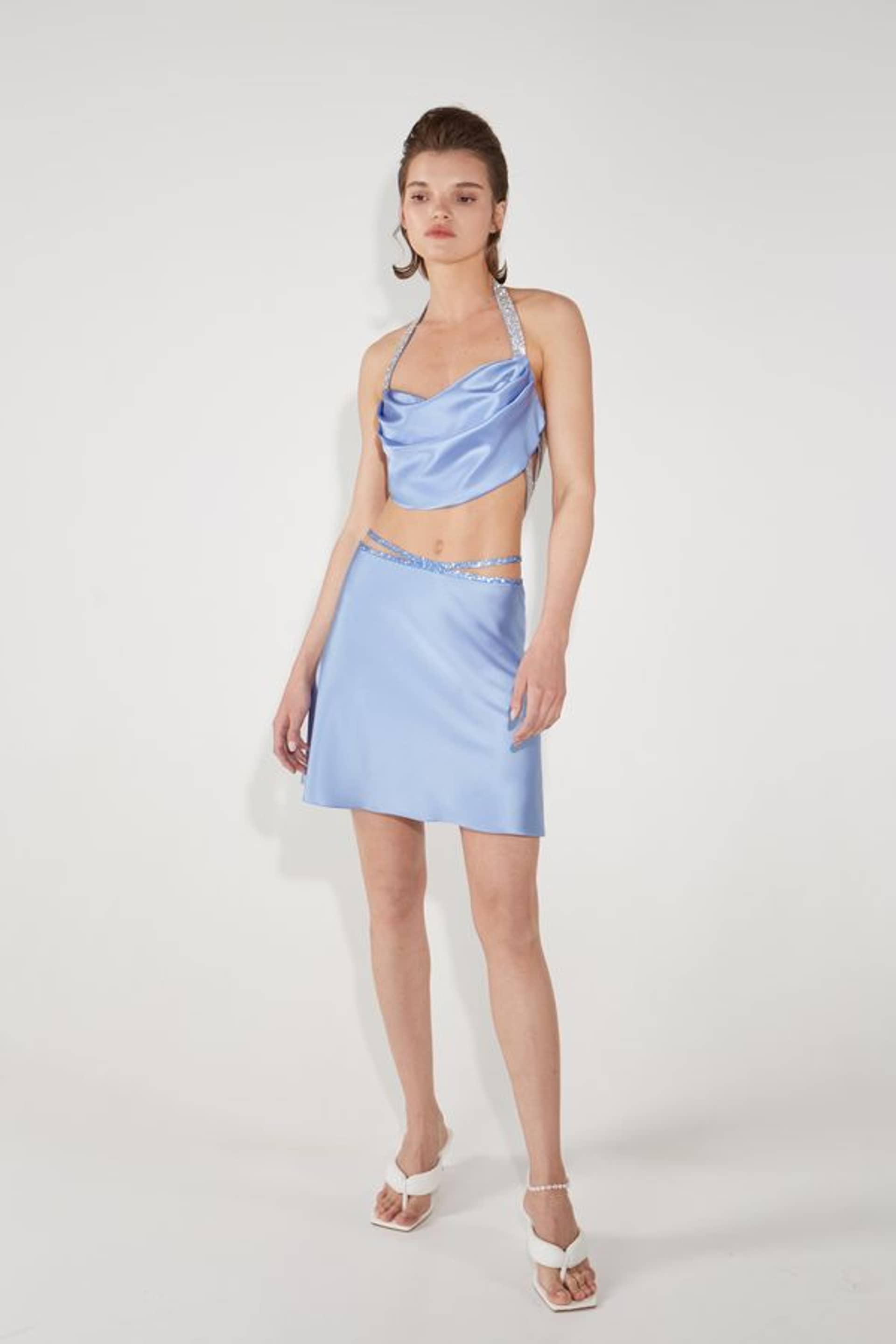 Silk skirt mini made by NUÉ