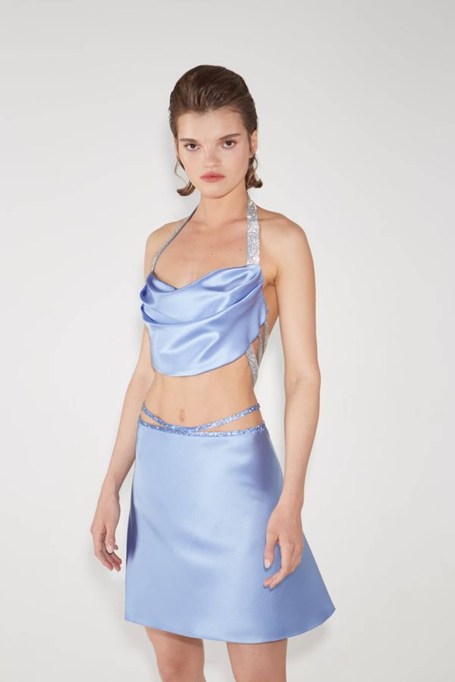 Silk skirt mini made by NUÉ