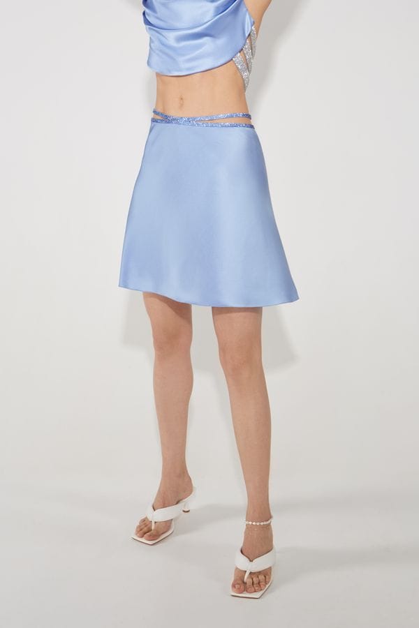 Silk skirt mini made by NUÉ