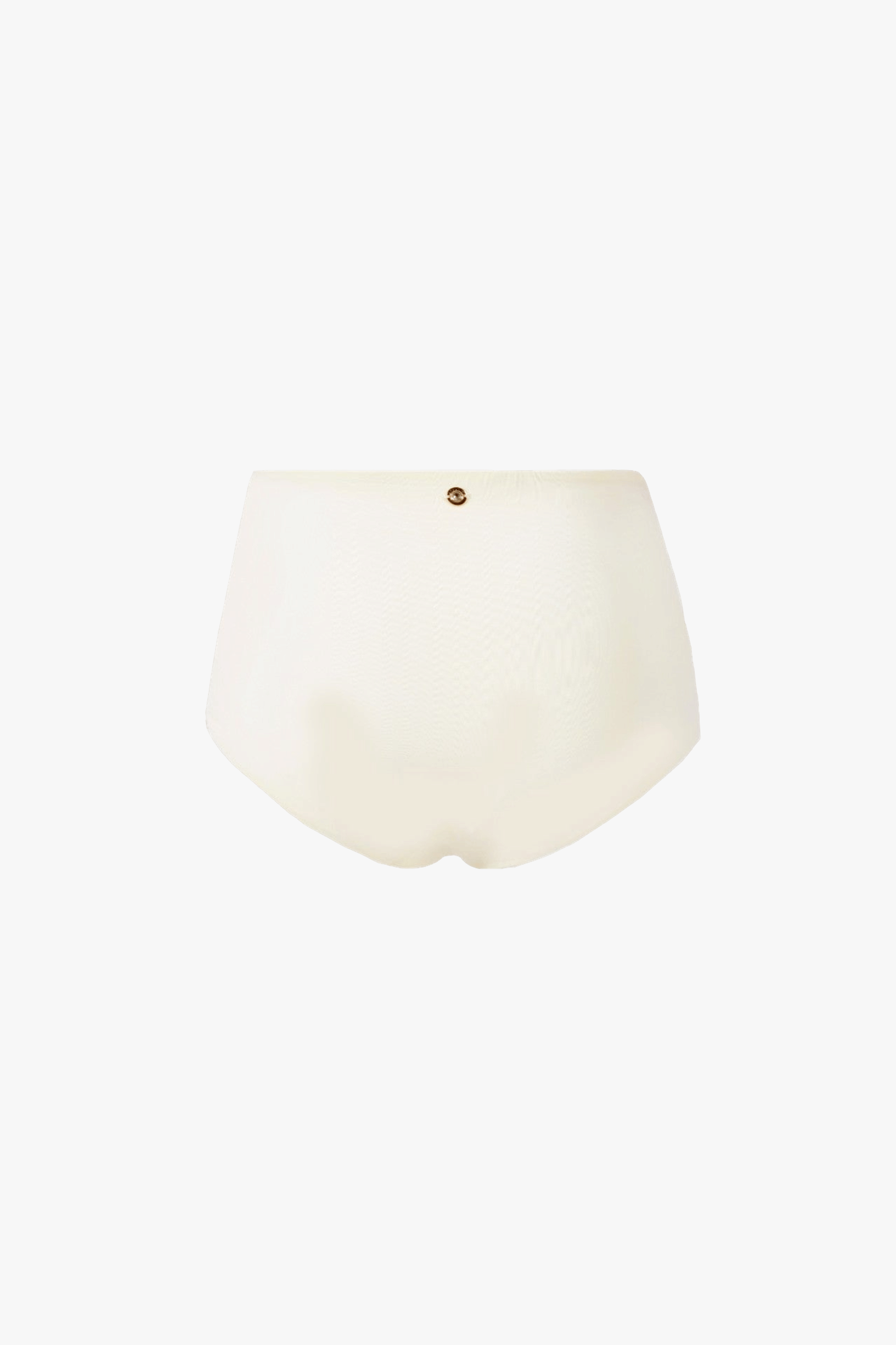 Lilly High-Waisted Bottoms in Seashell made by Decolet The Label