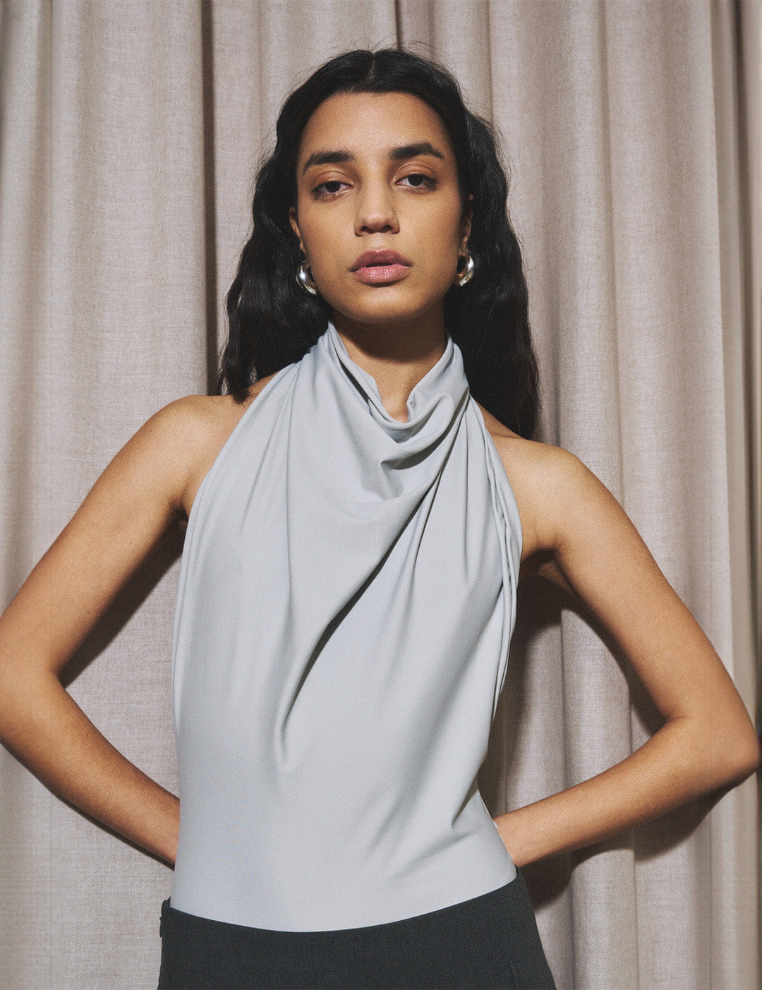 NOELIA BODYSUIT GREY - LIMITED EDITION made by 710 Studio