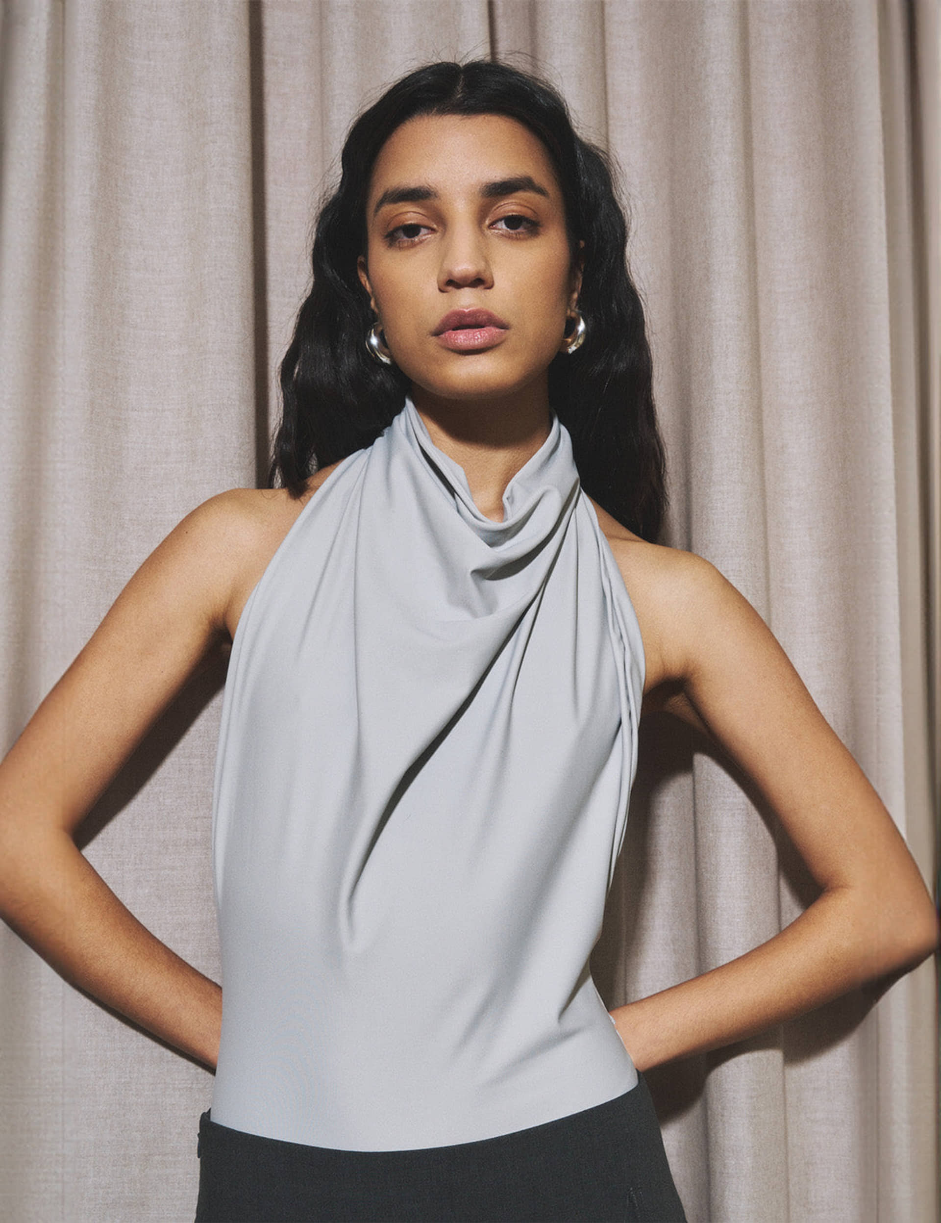 NOELIA BODYSUIT GREY - LIMITED EDITION made by 710 Studio