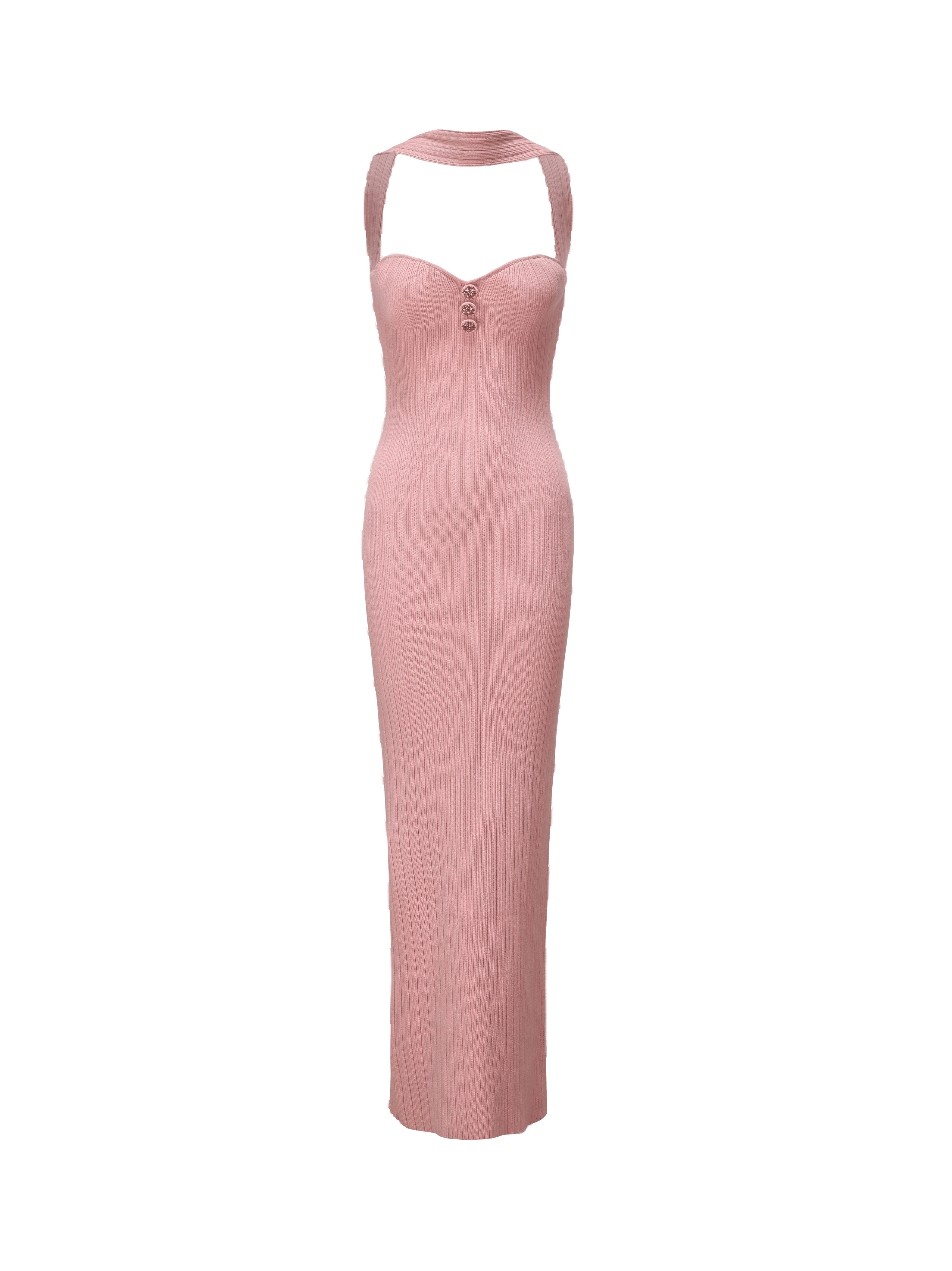 Estelle Knit Dress (Pink) in Pink made by Nana Jacqueline