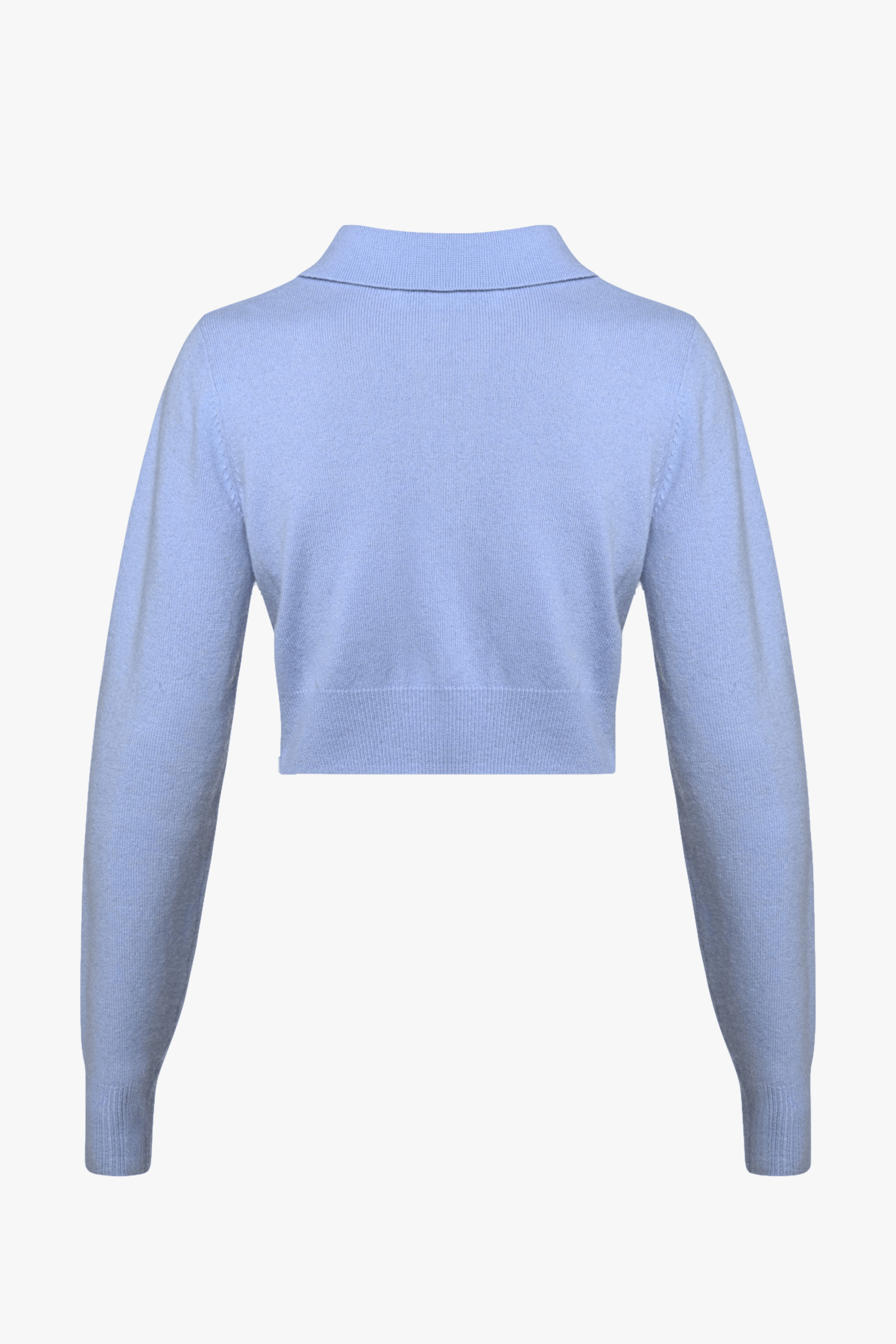 CASHMERE POLO SWEATER made by KEBURIA