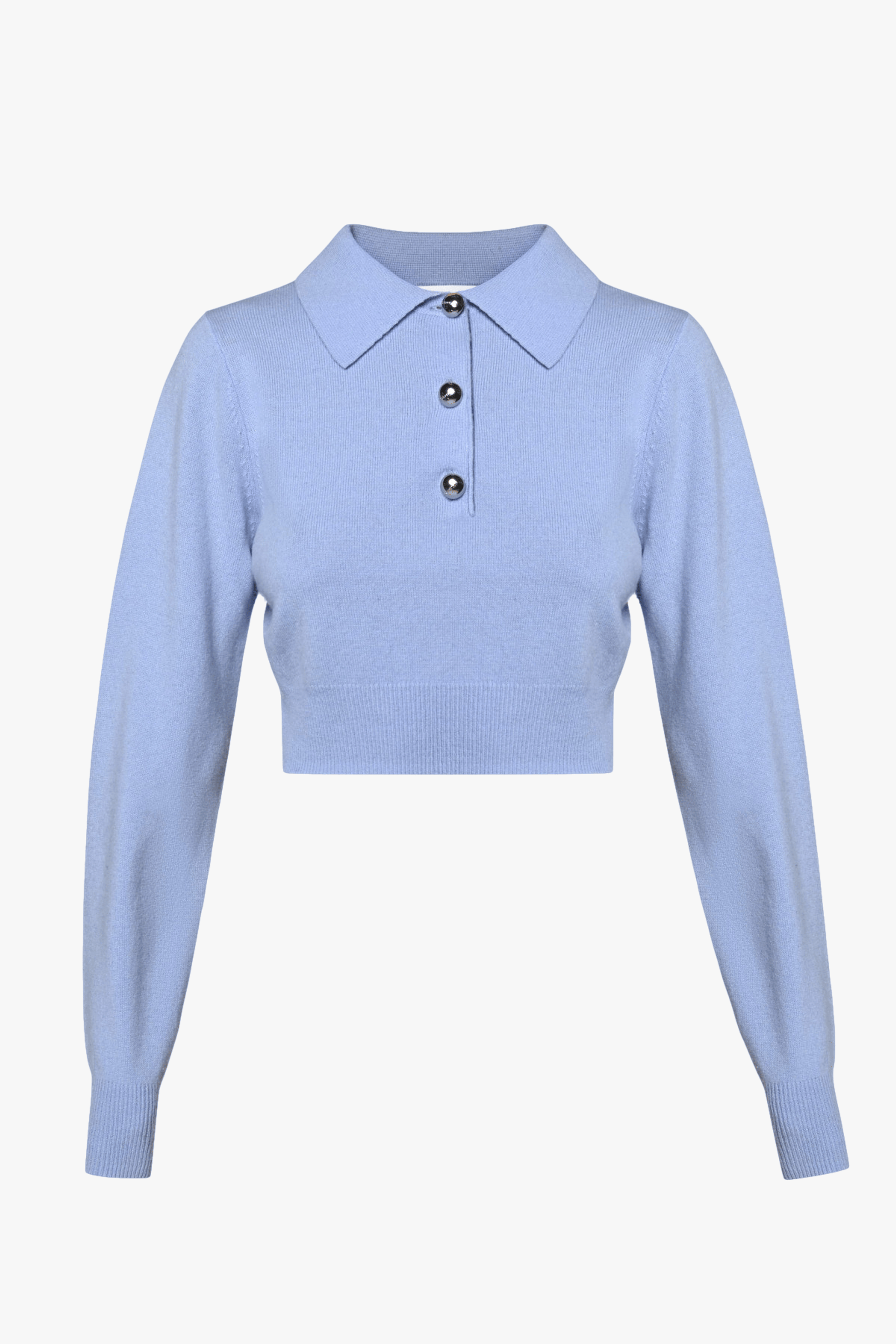 CASHMERE POLO SWEATER made by KEBURIA