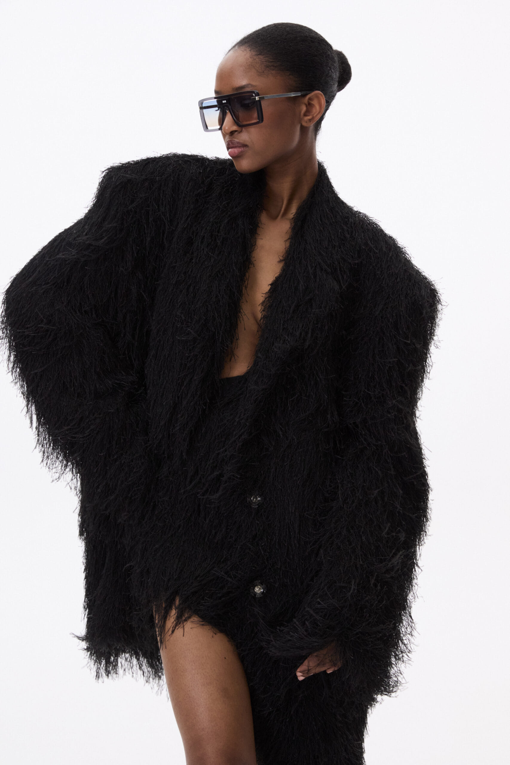 Blazer With Fringes made by YAVORSKA