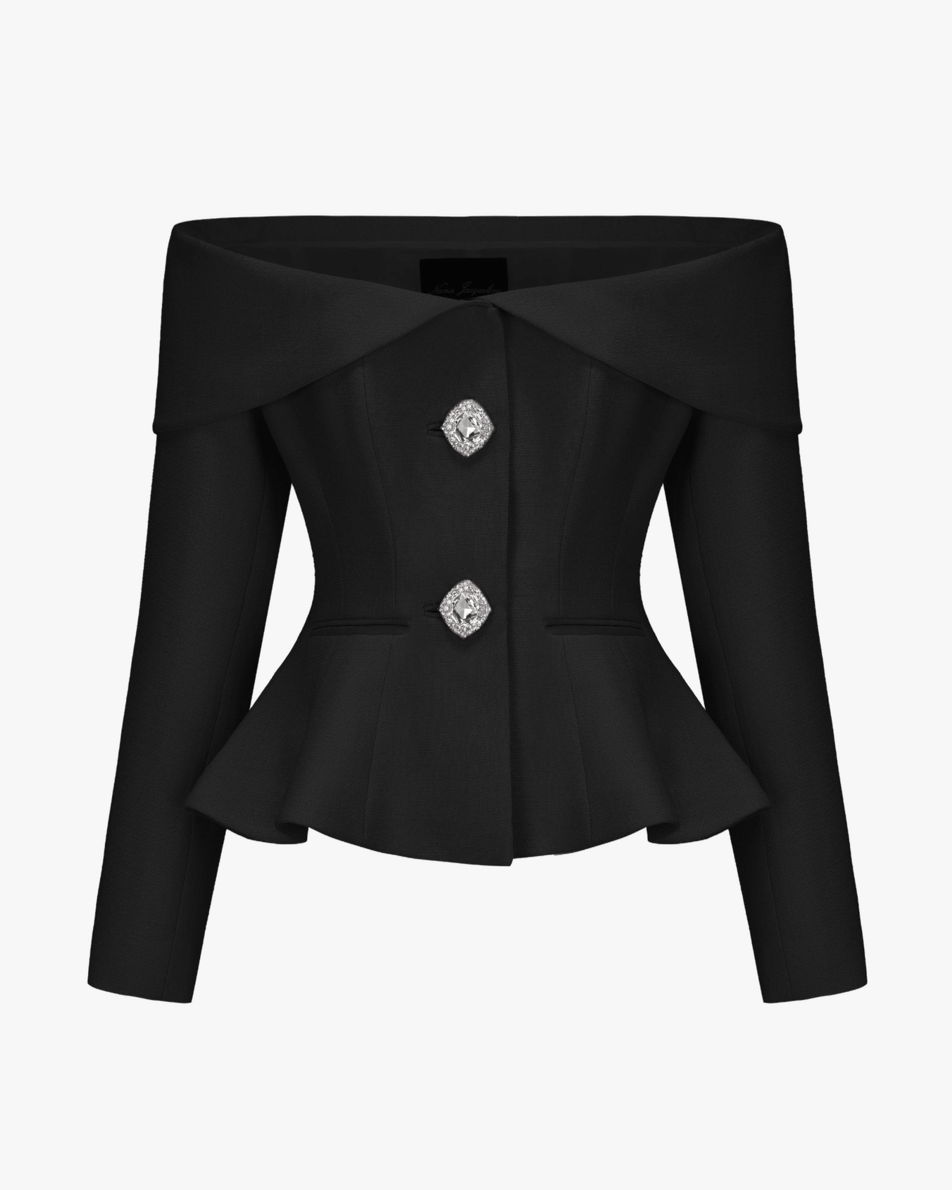 Blaire Top (Black) made by Nana Jacqueline