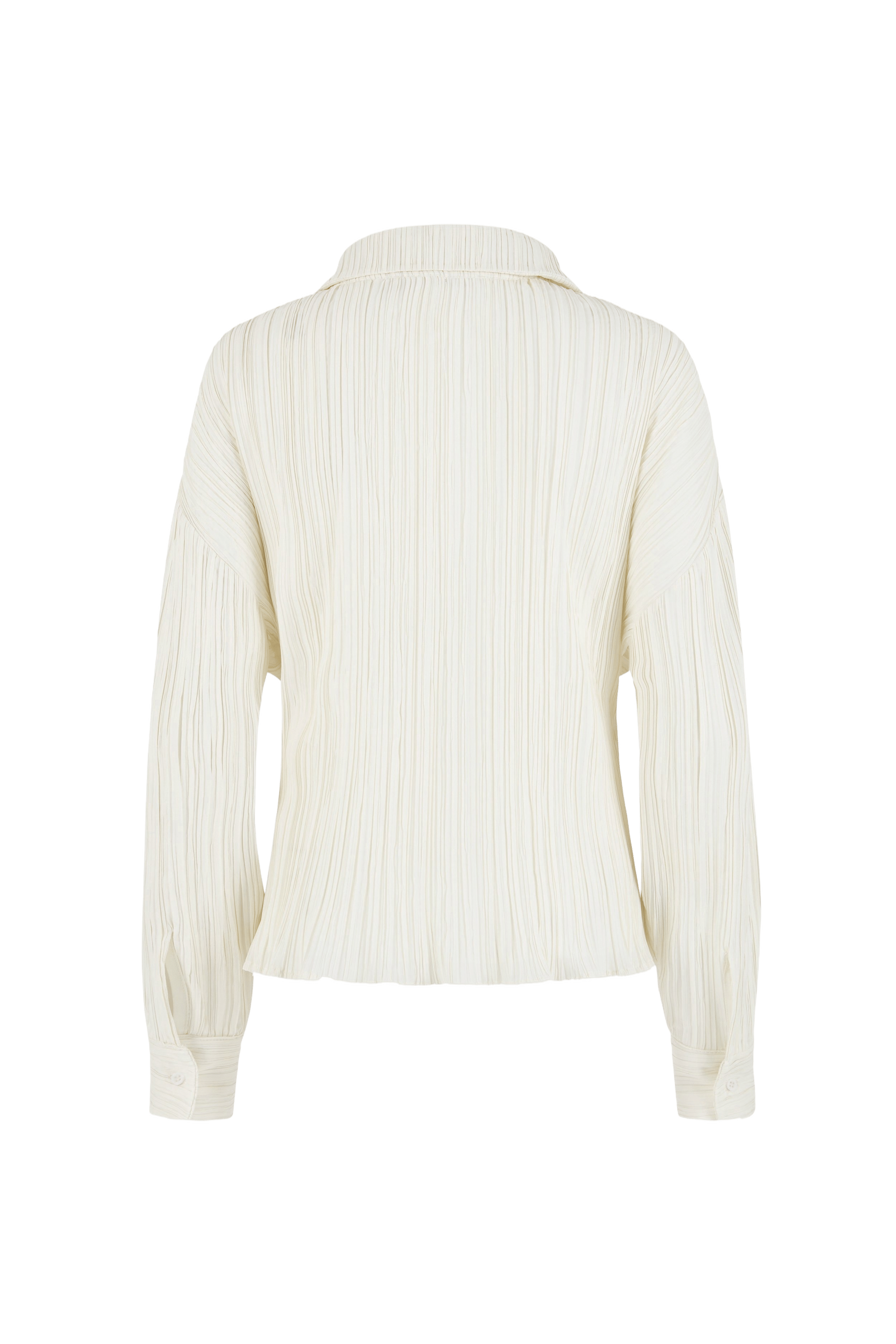 Tree Bark Cut Out Shirt - Ivory made by CAHAYA STUDIOS