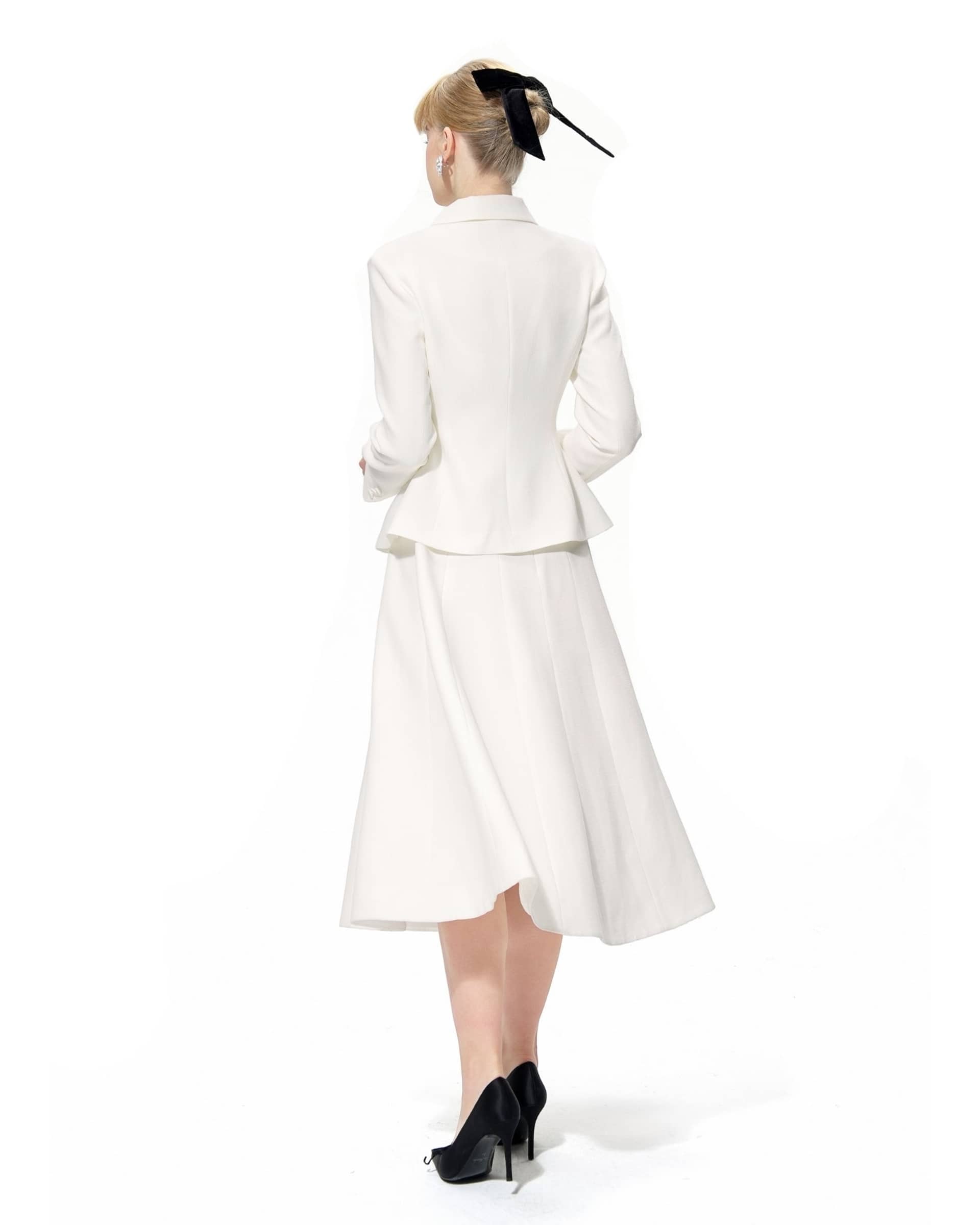 Vanessa Blazer (White) made by Nana Jacqueline