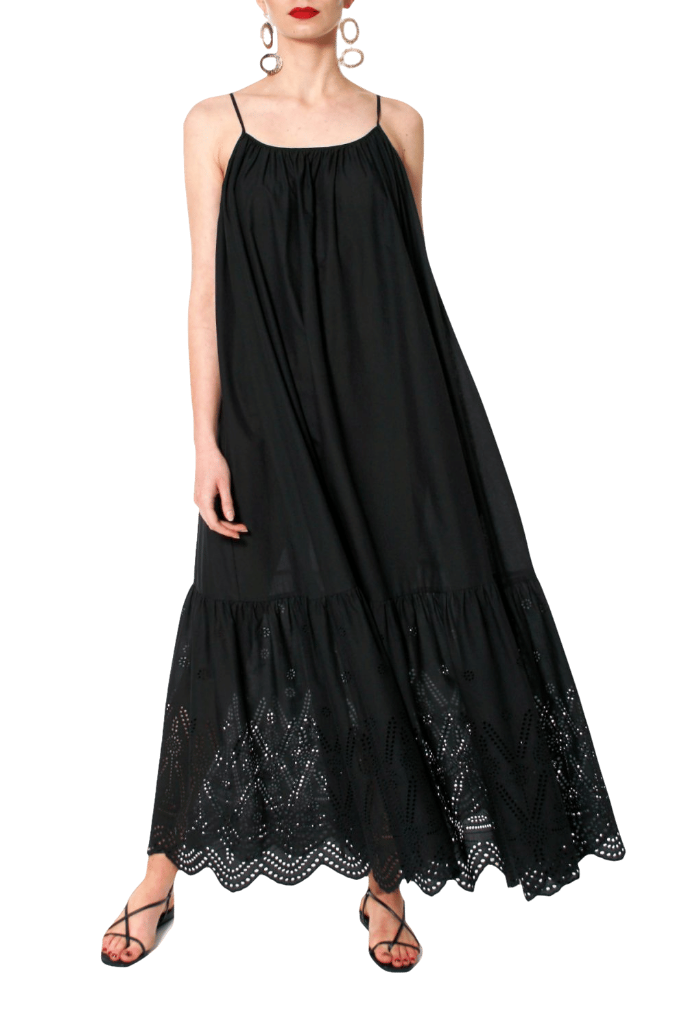 Dress Lea Black Beauty in Black made by HALEWSKI
