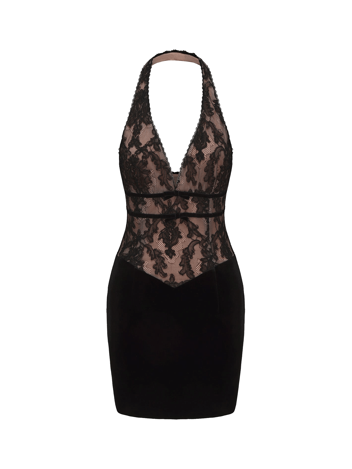 Christi Velvet Dress (Black) made by Nana Jacqueline