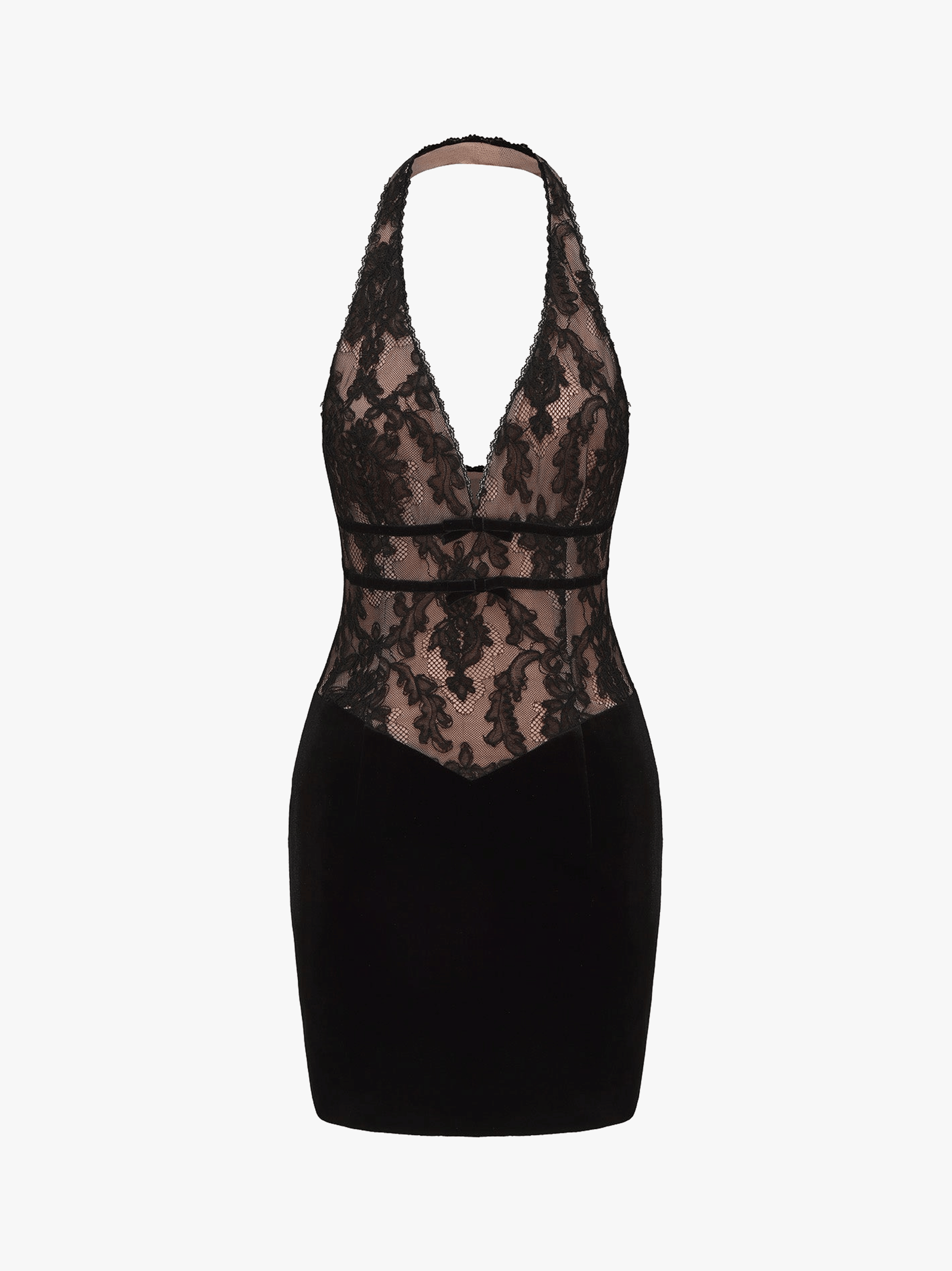 Christi Velvet Dress (Black) made by Nana Jacqueline