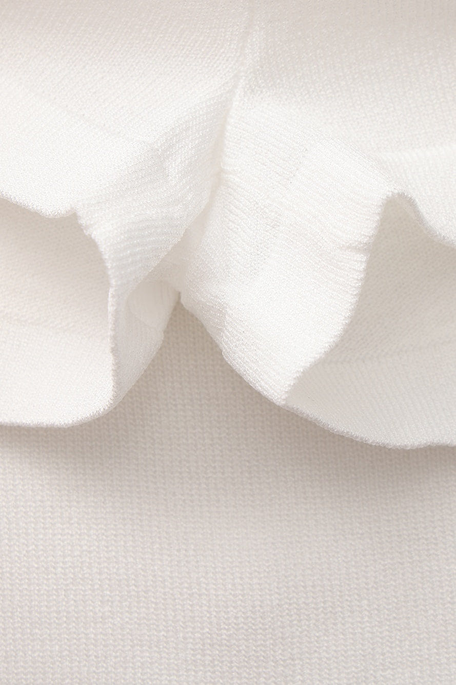 Wilhelmina Contrast A-Line White Skirt made by Nana Jacqueline