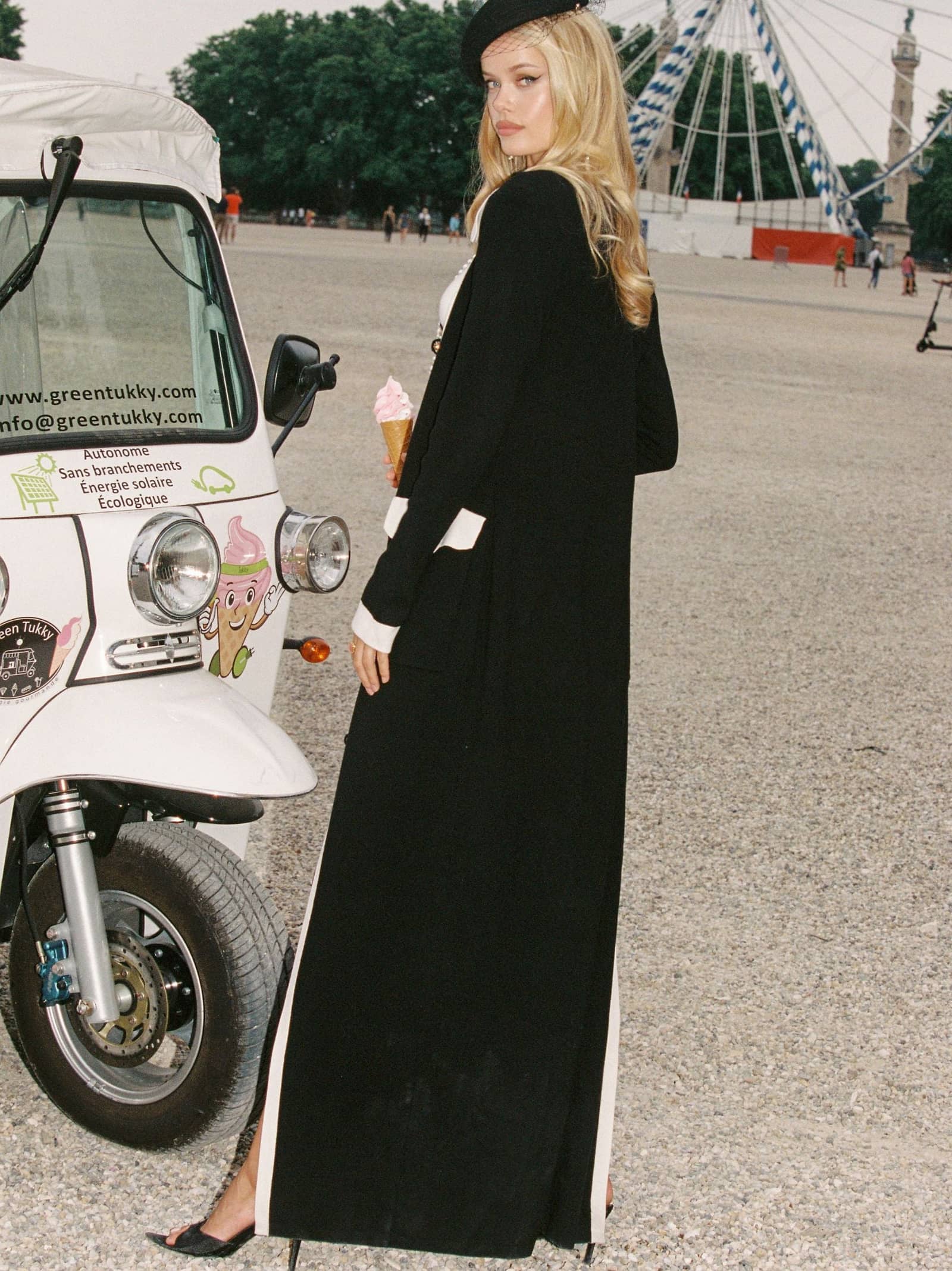 Felicity Long Knit Cardigan (Black) in Black made by Nana Jacqueline