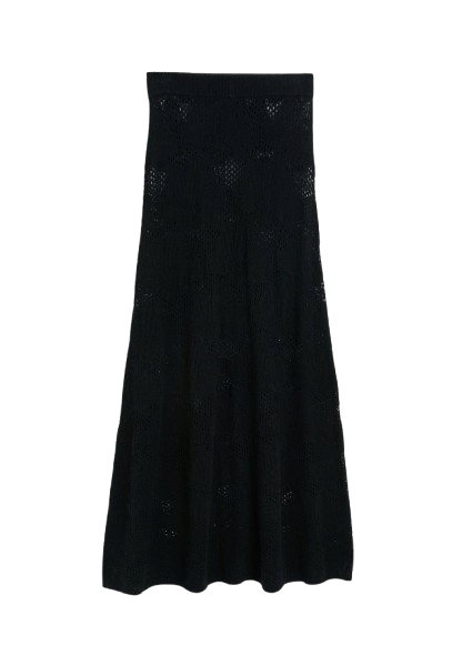 Mimi Knit Skirt - Black made by HERSKIND