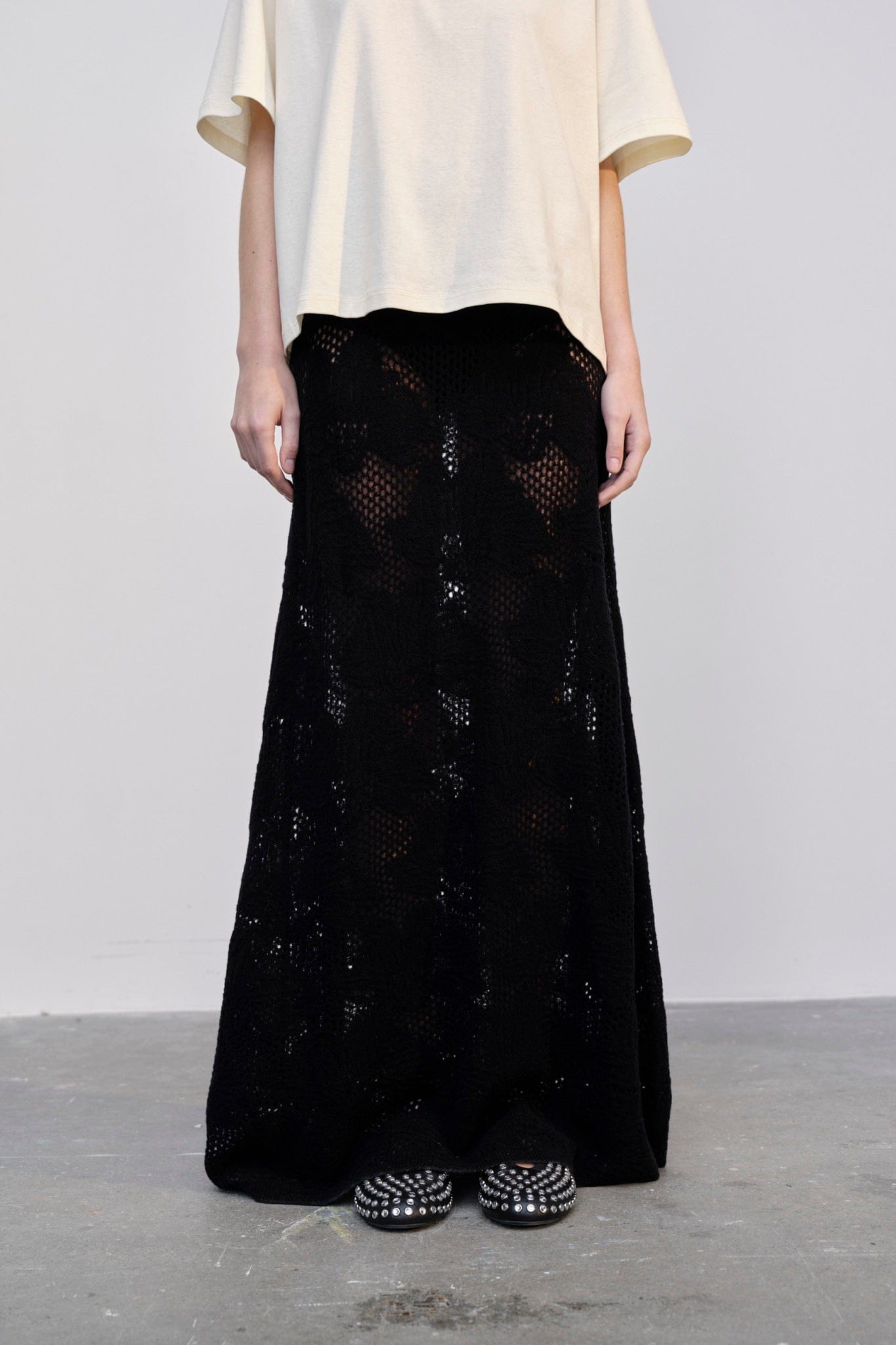 Mimi Knit Skirt - Black made by HERSKIND