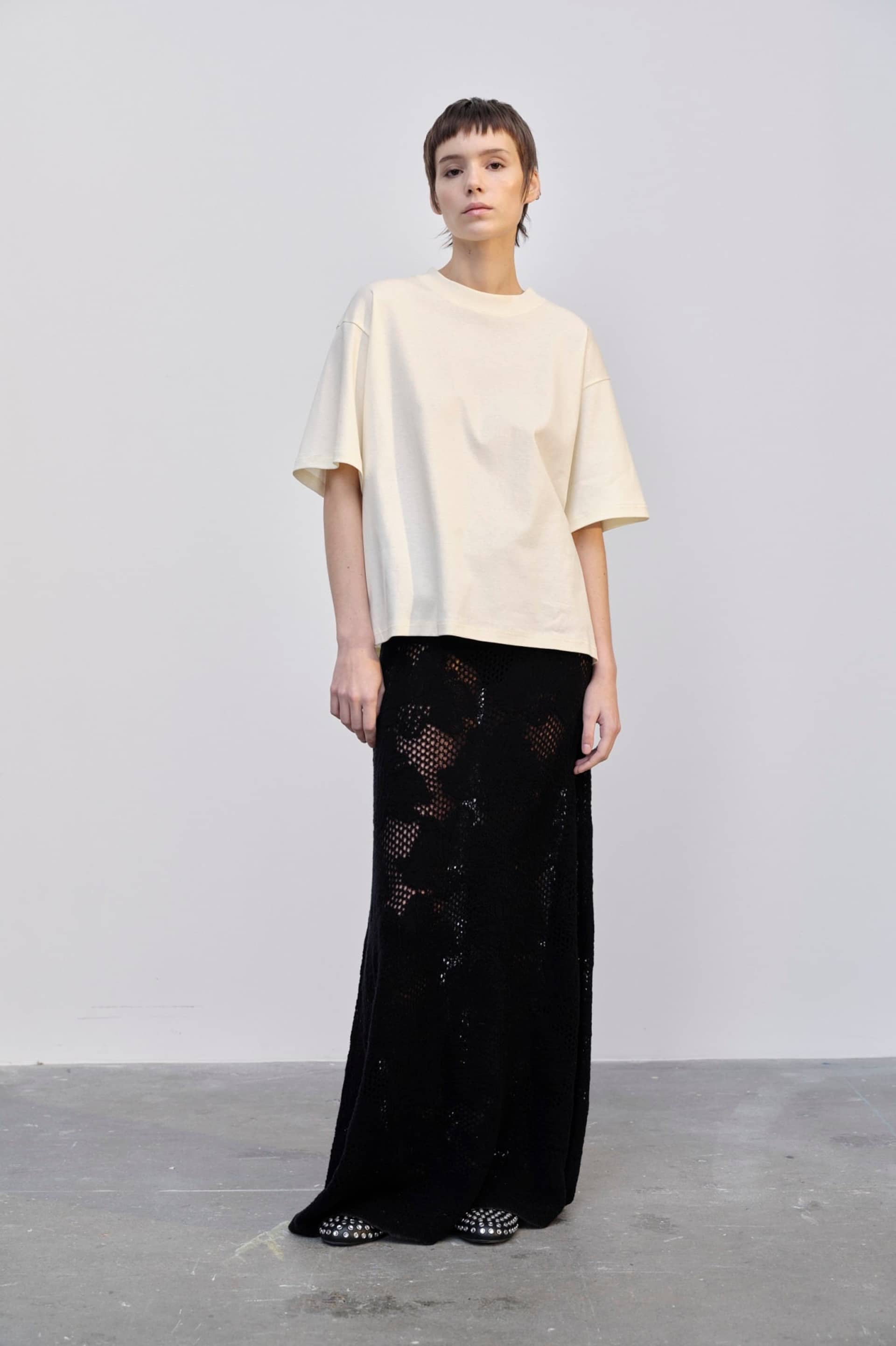 Mimi Knit Skirt - Black made by HERSKIND