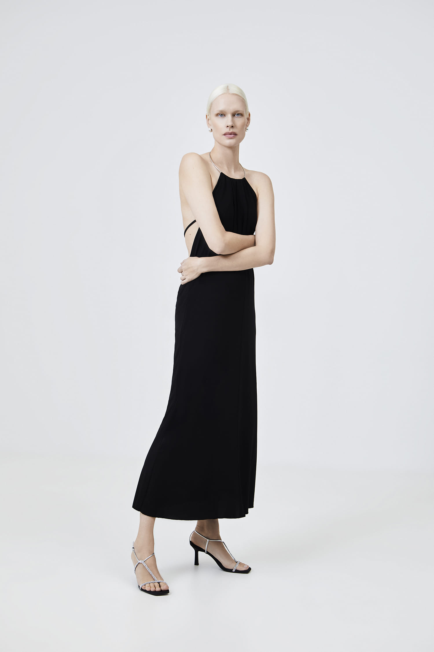 The Strappy Sandal - Crystal made by ESSEN