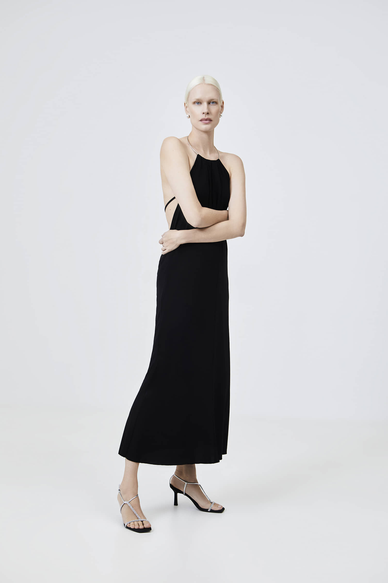 The Strappy Sandal - Crystal made by ESSEN