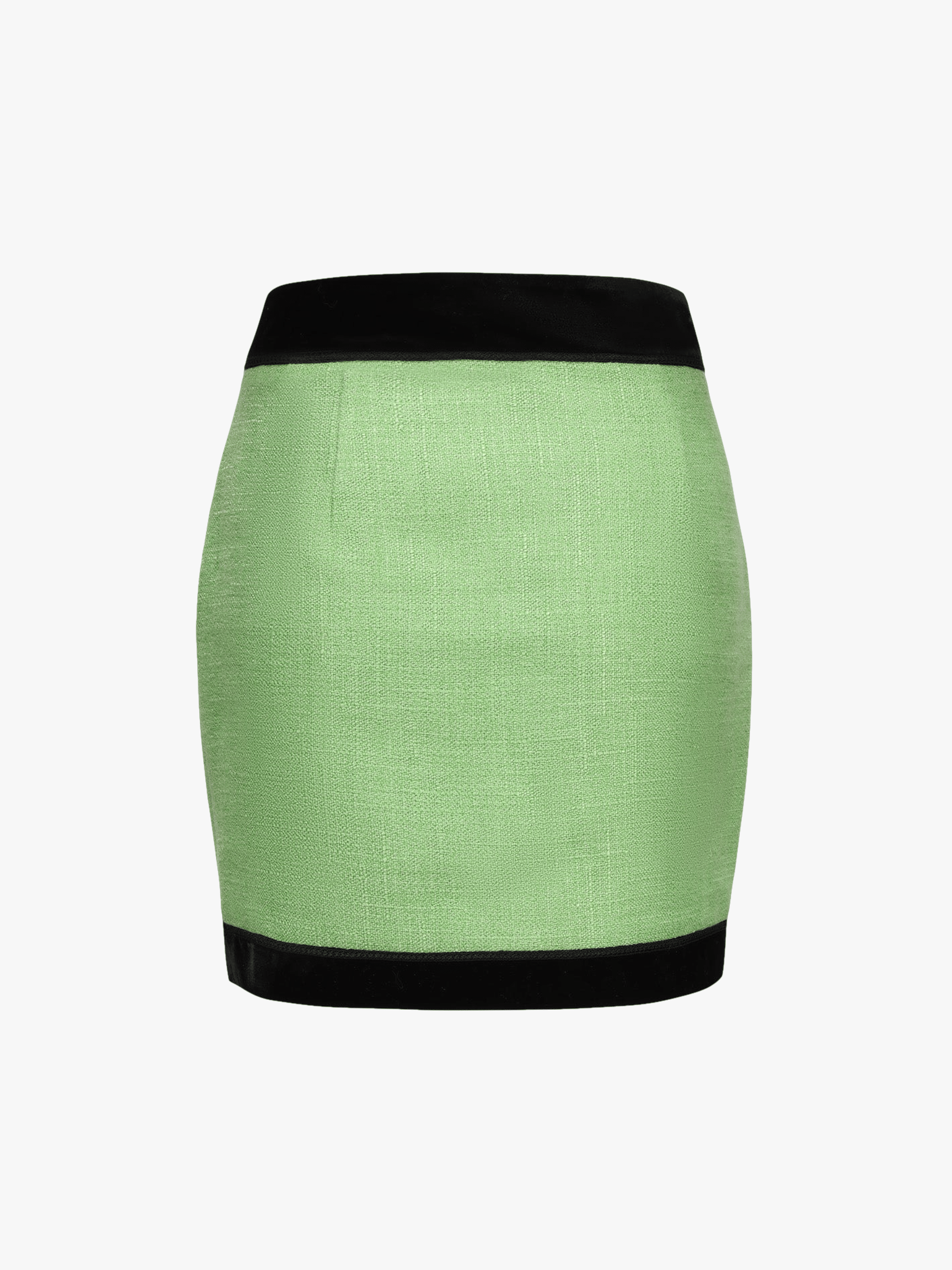 Michelle Tweed Skirt (Green) made by Nana Jacqueline