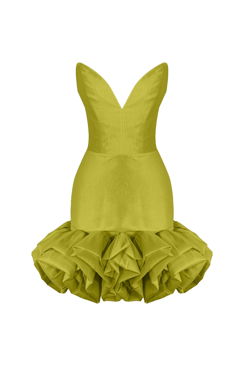 Swan Dress - Olivegreen made by Gigii's