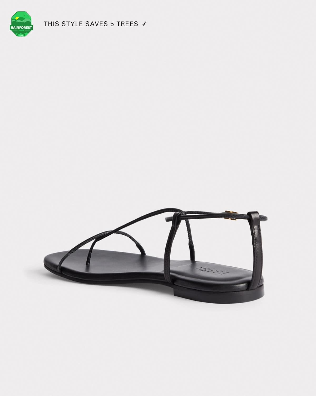 The Evening Sandal - Black made by ESSEN