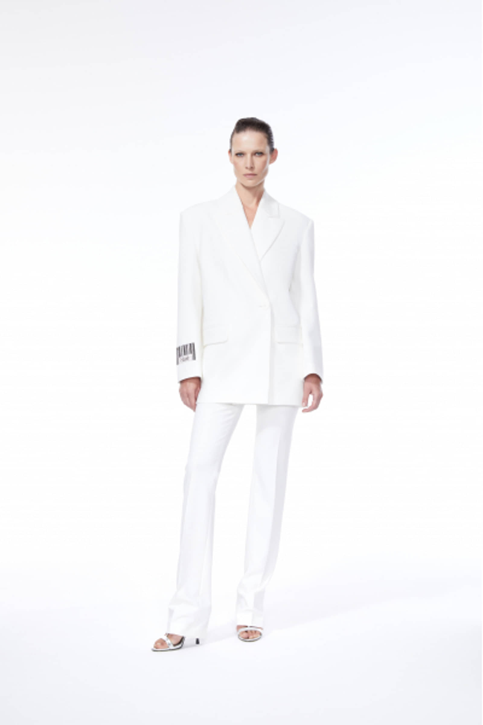 BARCODE OVERSIZED BLAZER made by NUÉ