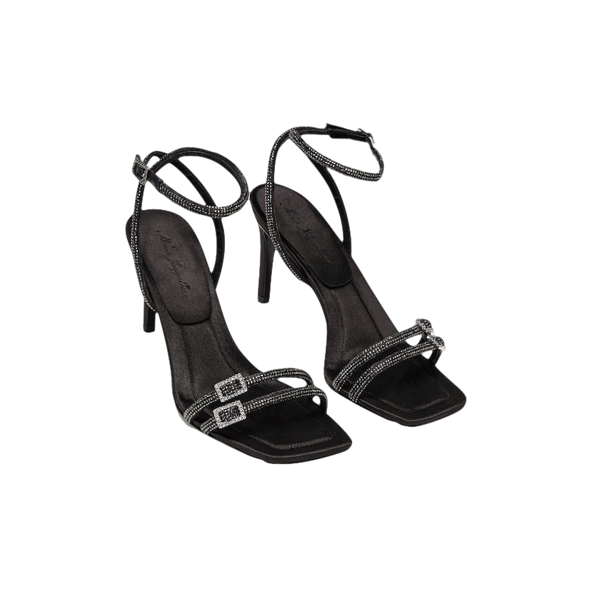 Black Miah Sandals (Final Sale in Black made by Nana Jacqueline