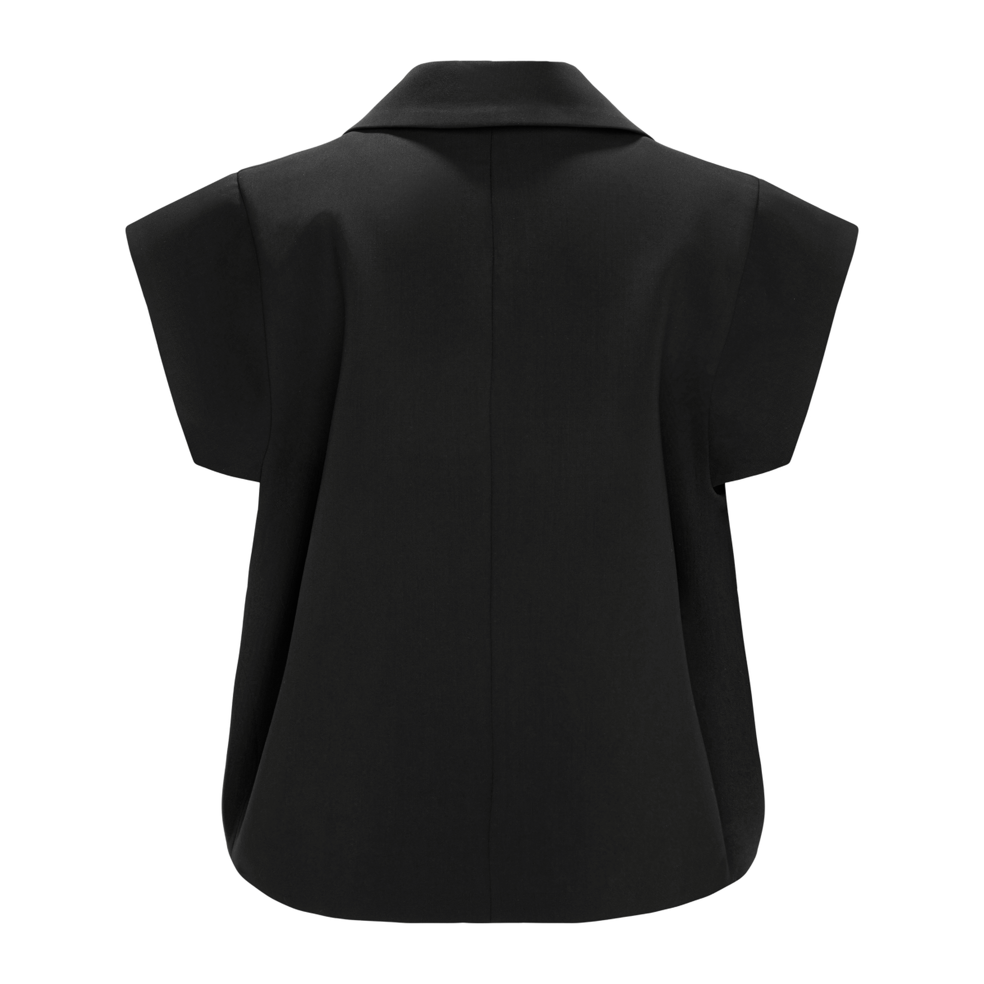 Short Sleeveless Vest made by YAVORSKA