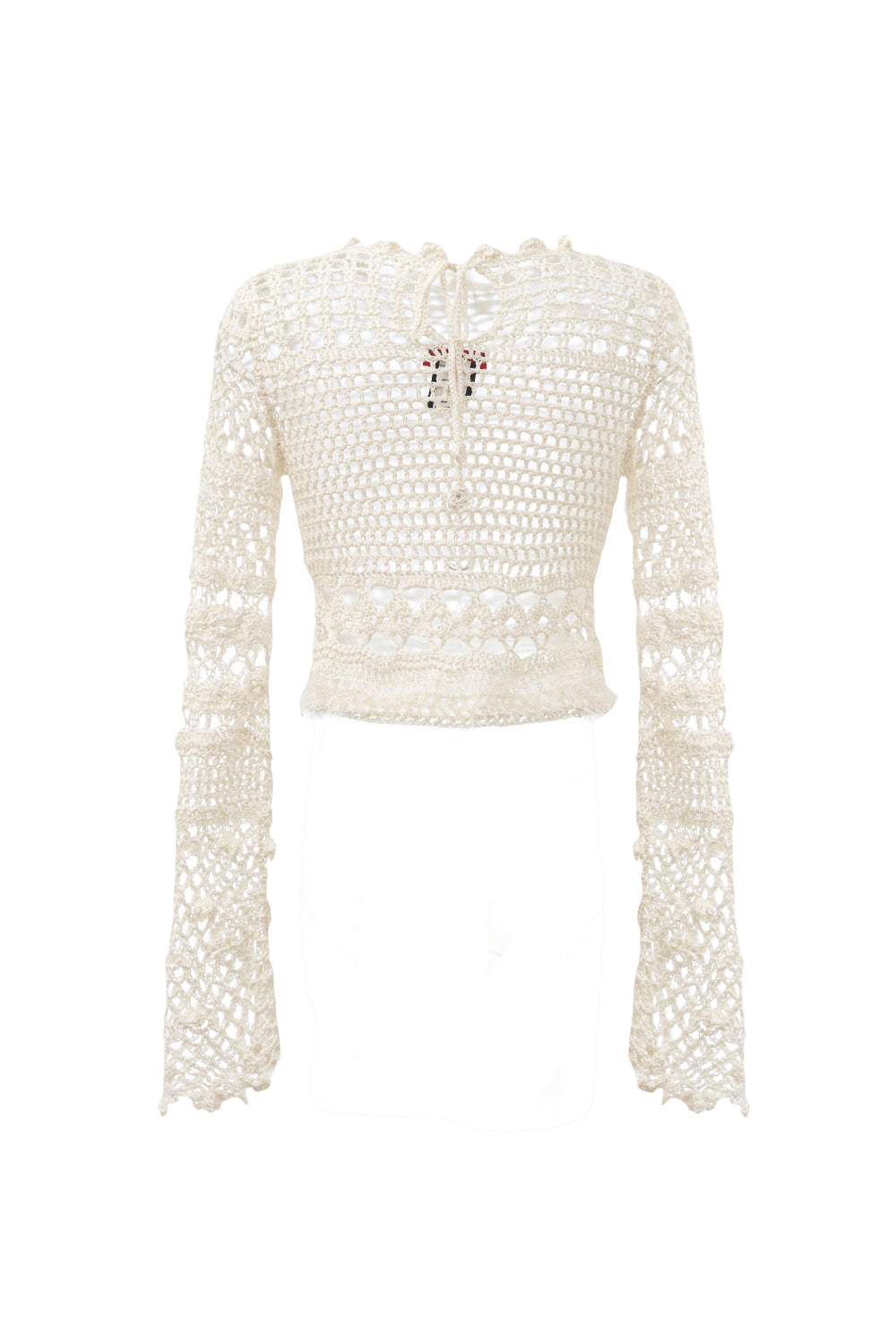 Malva White Handmade Crochet Top made by ANDREEVA