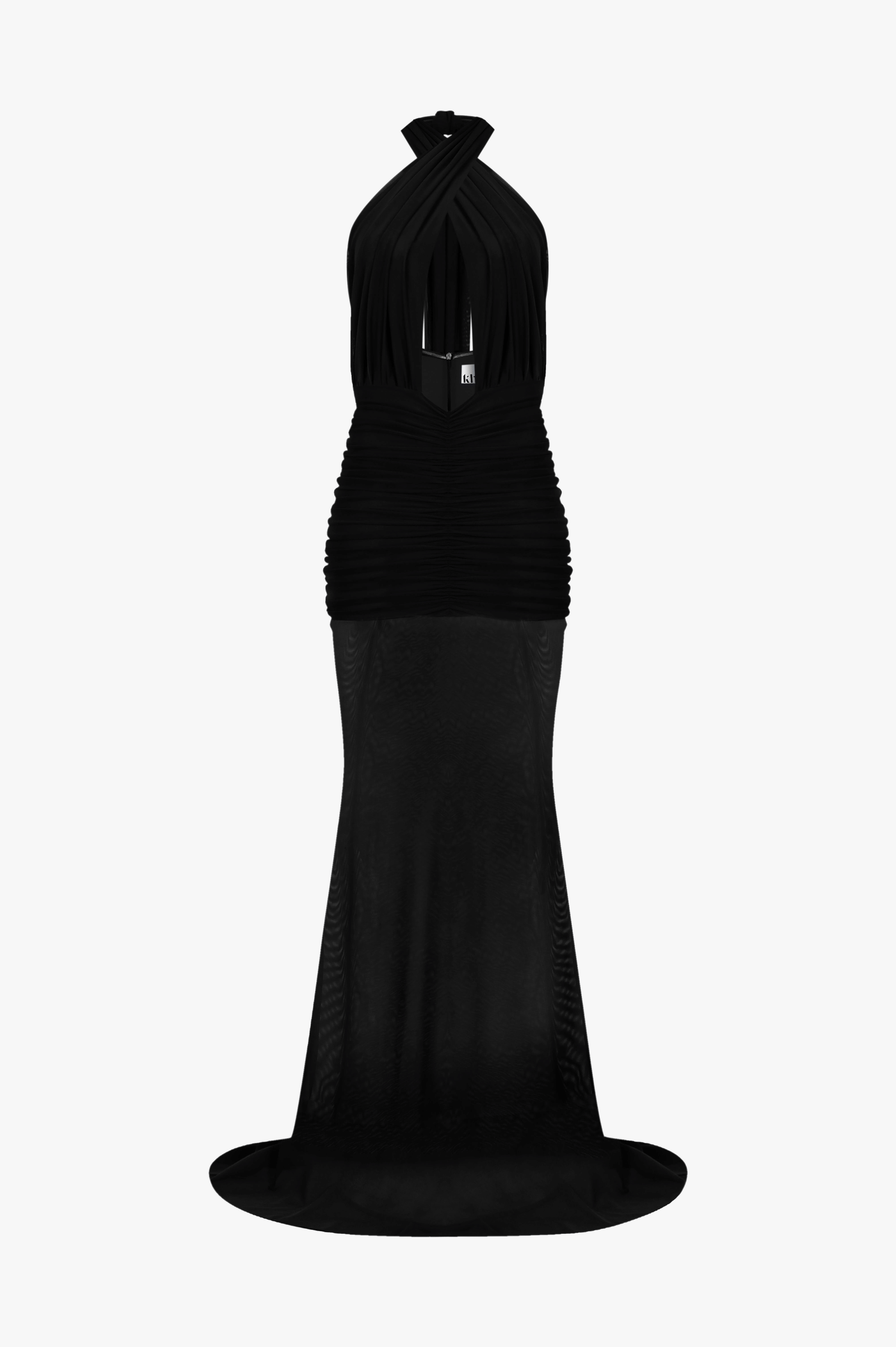 Forbidden Fruit Dress In Black made by Khela