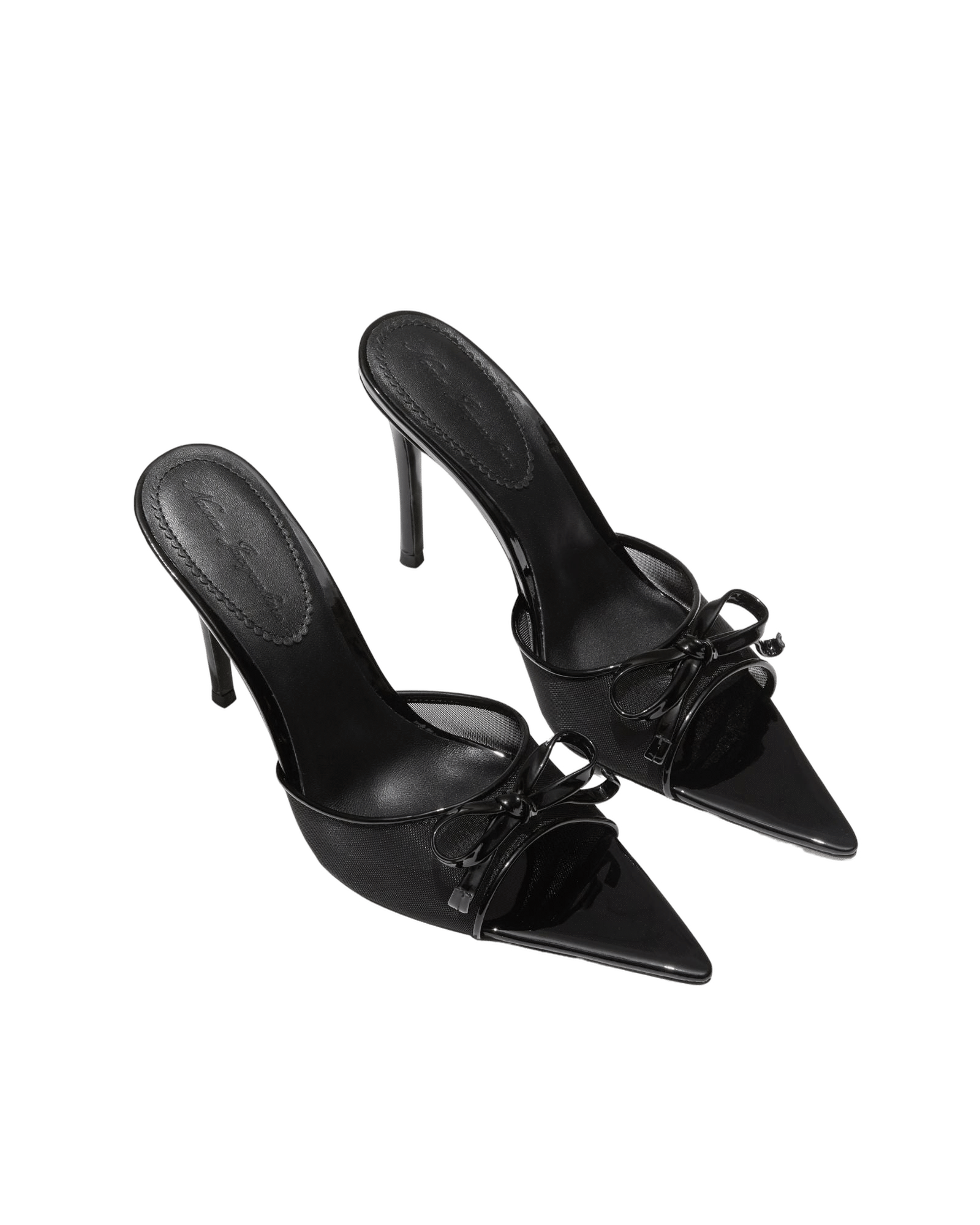 Evie Bow Heels (Black) made by Nana Jacqueline